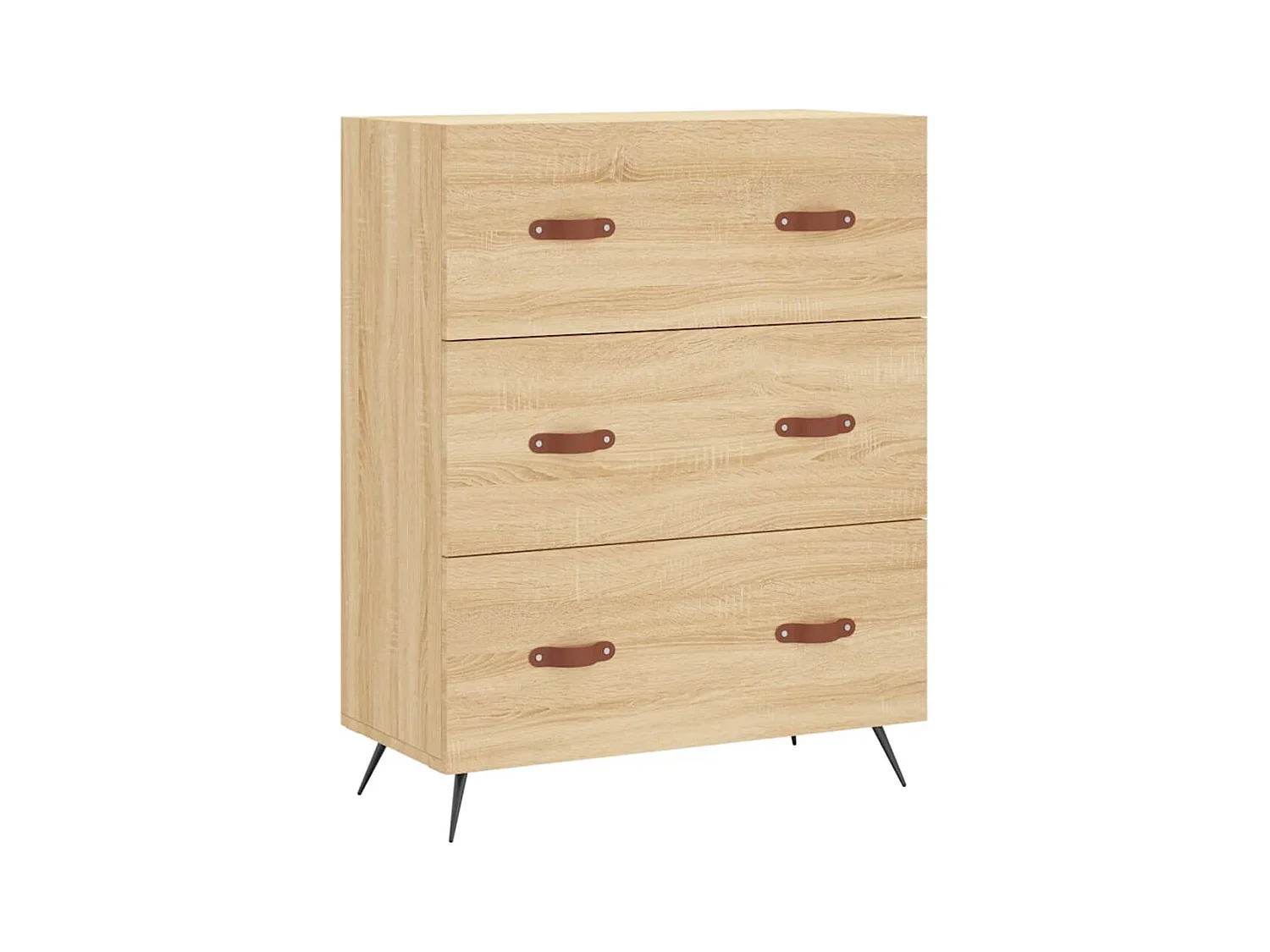 Buffet haut Chêne sonoma 69,5x34x180 cm Bois d'ingénierie