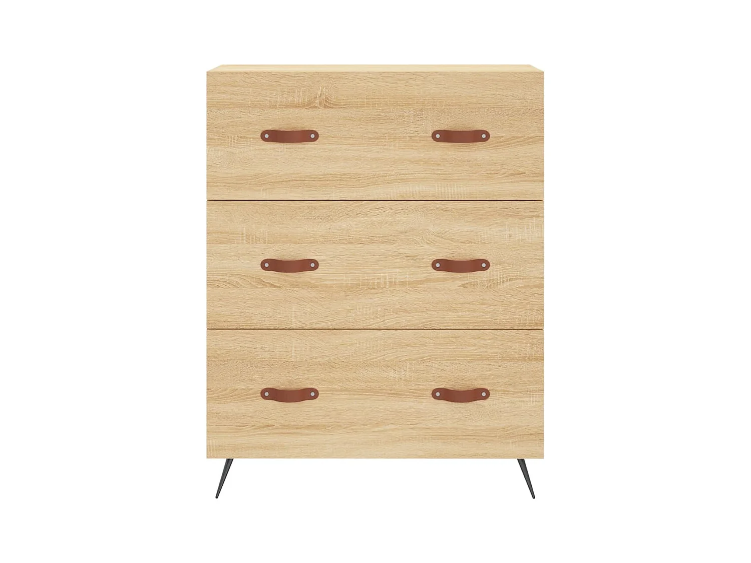 Buffet haut Chêne sonoma 69,5x34x180 cm Bois d'ingénierie
