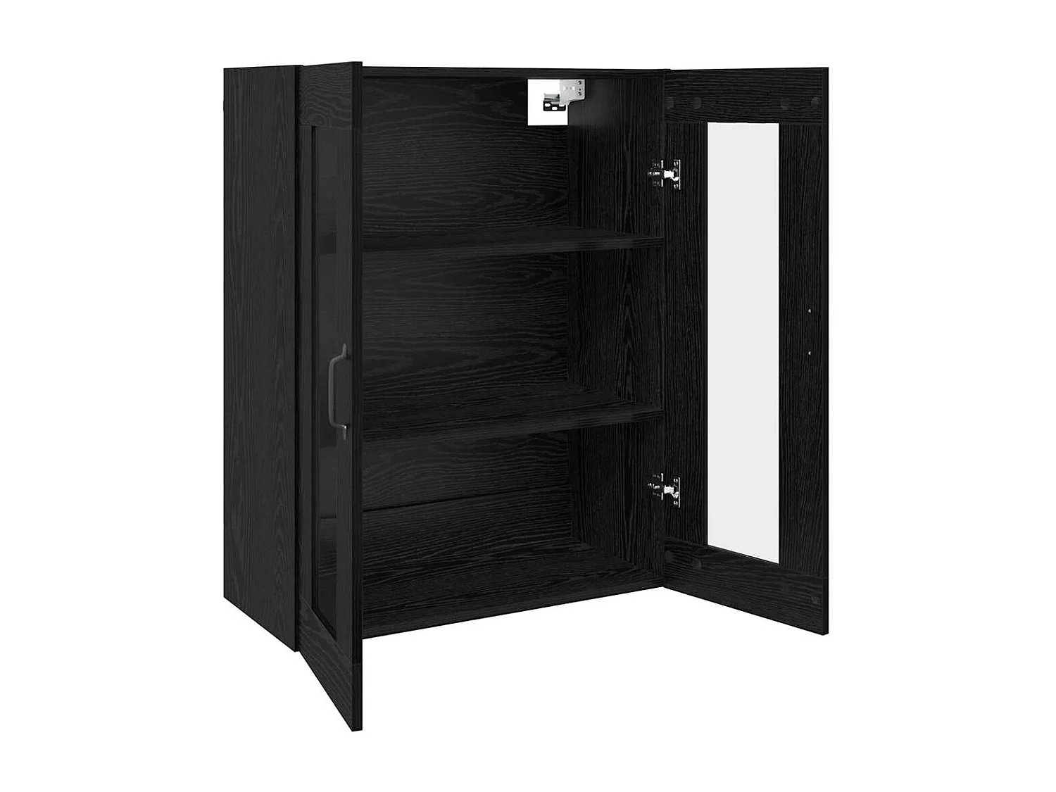 Wandschränke 2 Stk. Schwarze Eiche 69,5 x 34 x 90 cm