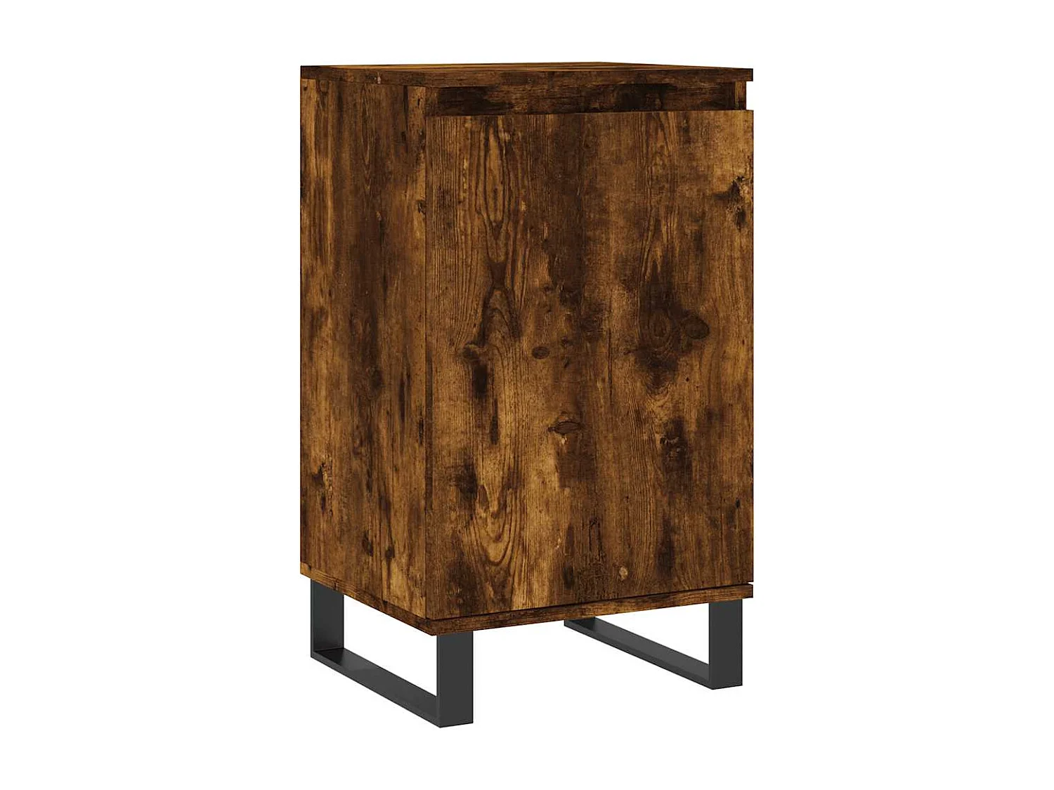 Buffet chêne fumé 40x35x70 cm bois d'ingénierie