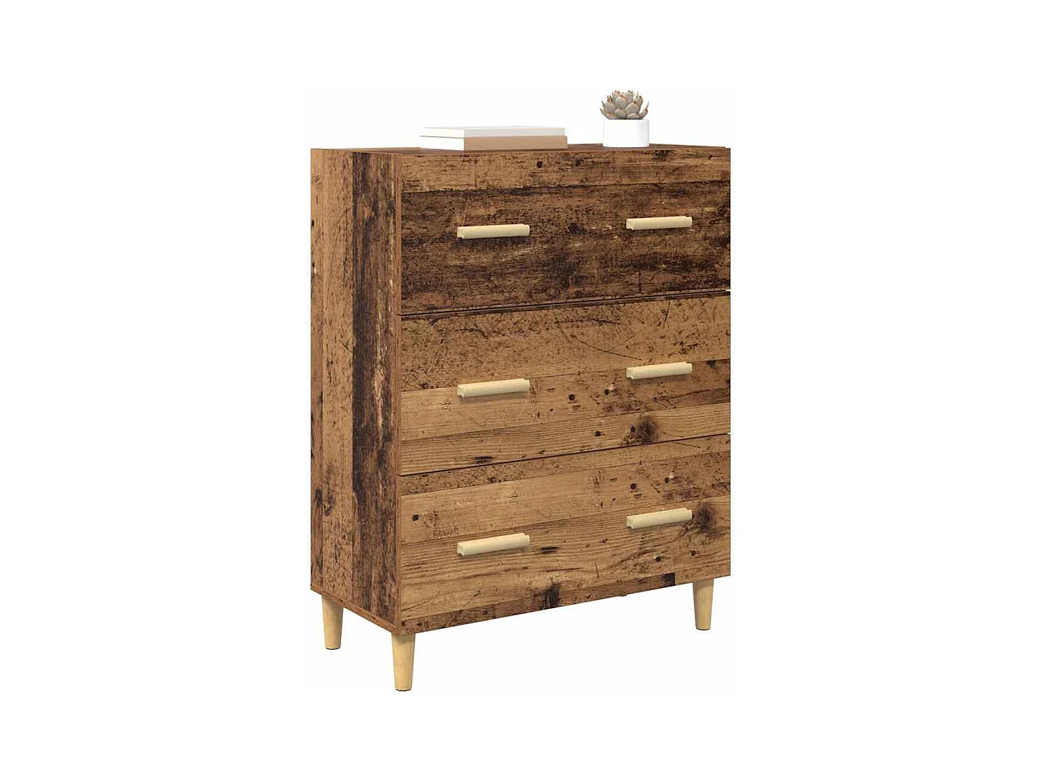 Buffet Bois ancien 34 x 69.5 x 90 cm Bois d'ingénierie