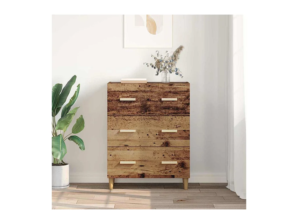 Buffet Bois ancien 34 x 69.5 x 90 cm Bois d'ingénierie