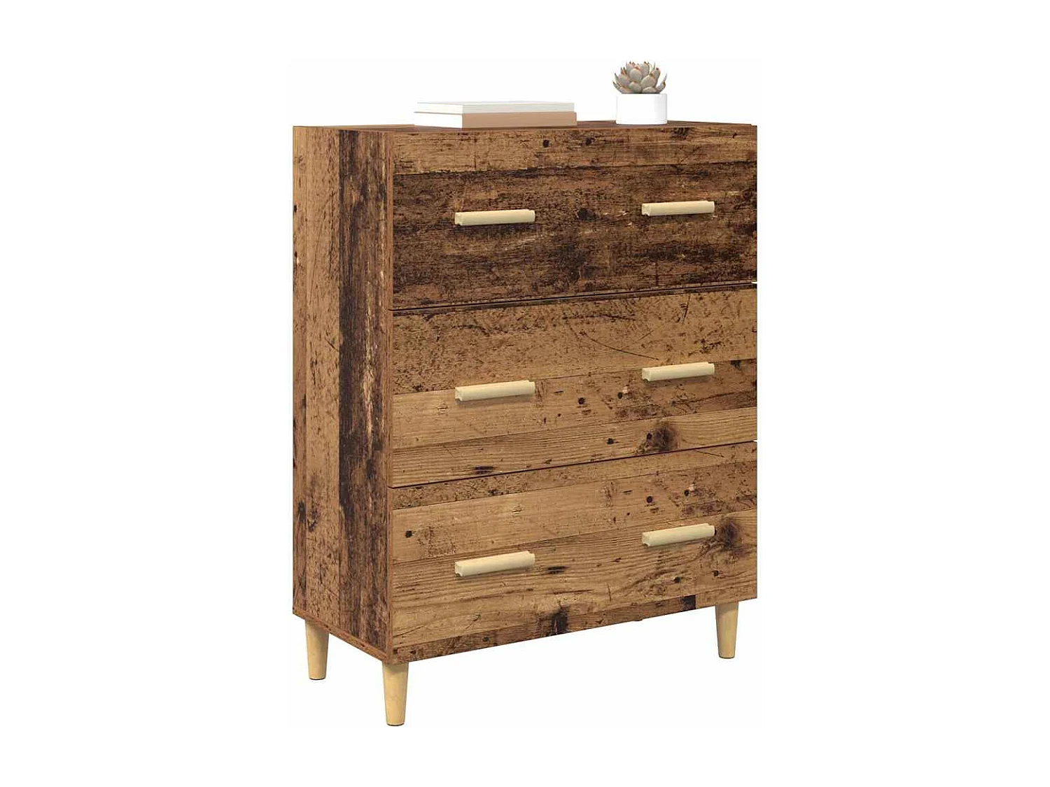 Buffet Bois ancien 34 x 69.5 x 90 cm Bois d'ingénierie