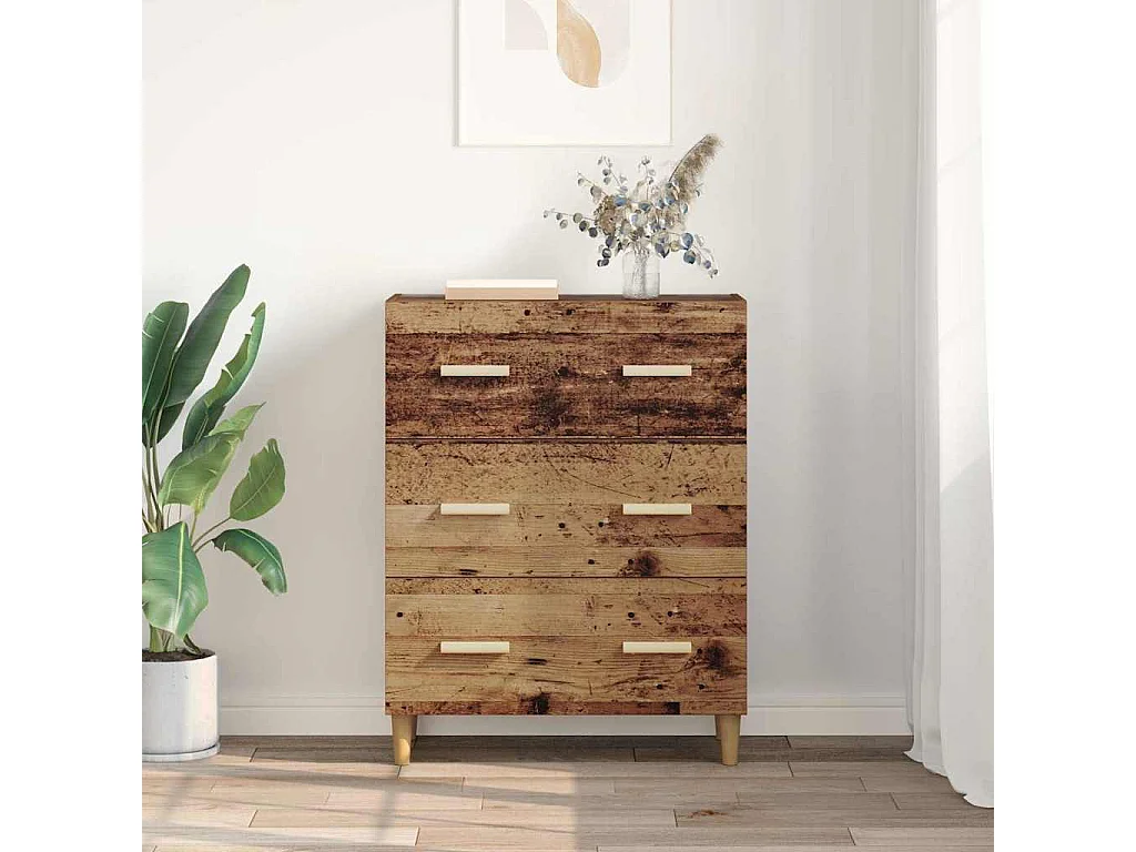 Buffet Bois ancien 34 x 69.5 x 90 cm Bois d'ingénierie