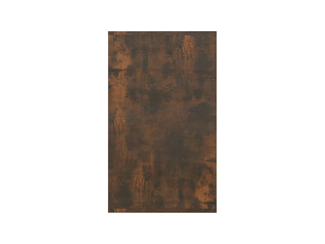 Buffet avec 3 tiroirs chêne fumé 120x41x75 cm bois d'ingénierie