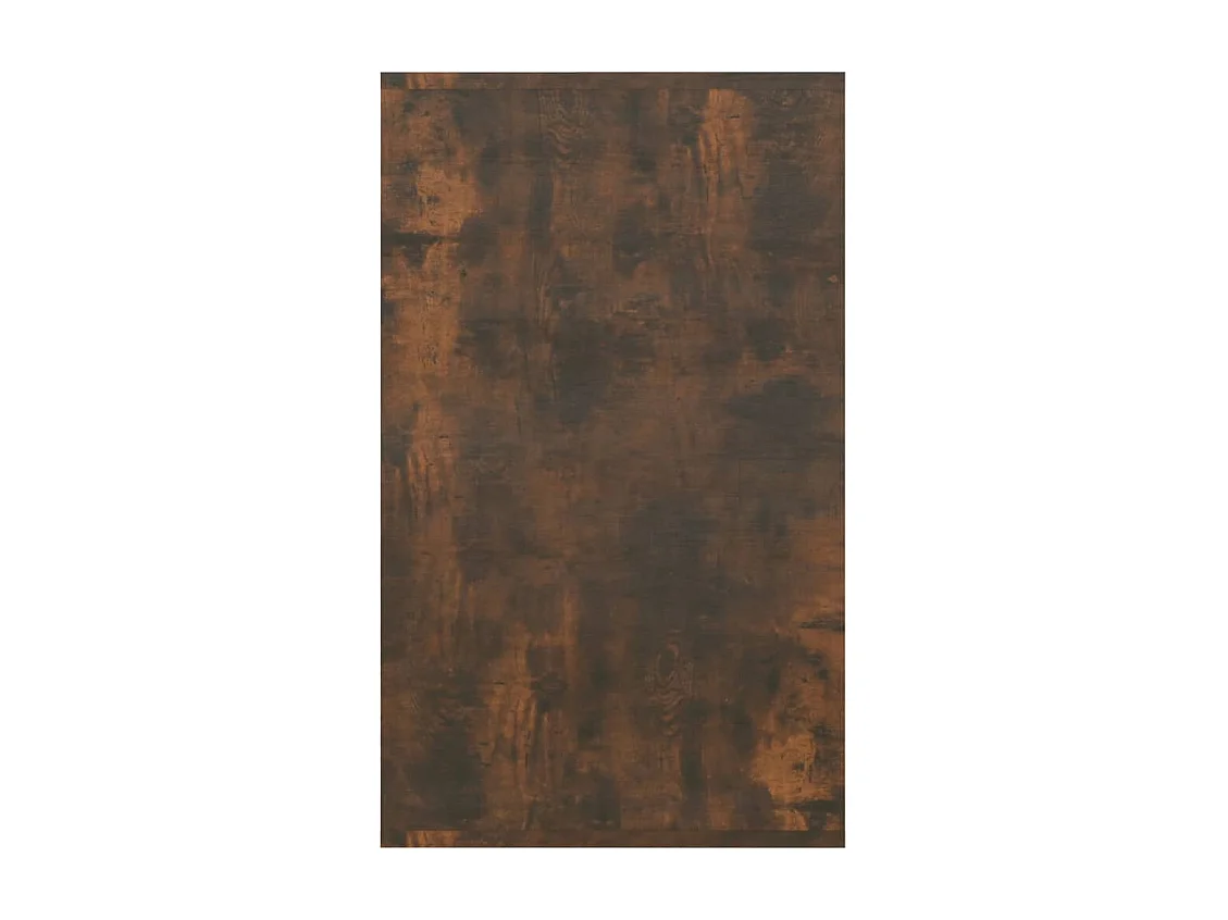 Buffet avec 3 tiroirs chêne fumé 120x41x75 cm bois d'ingénierie