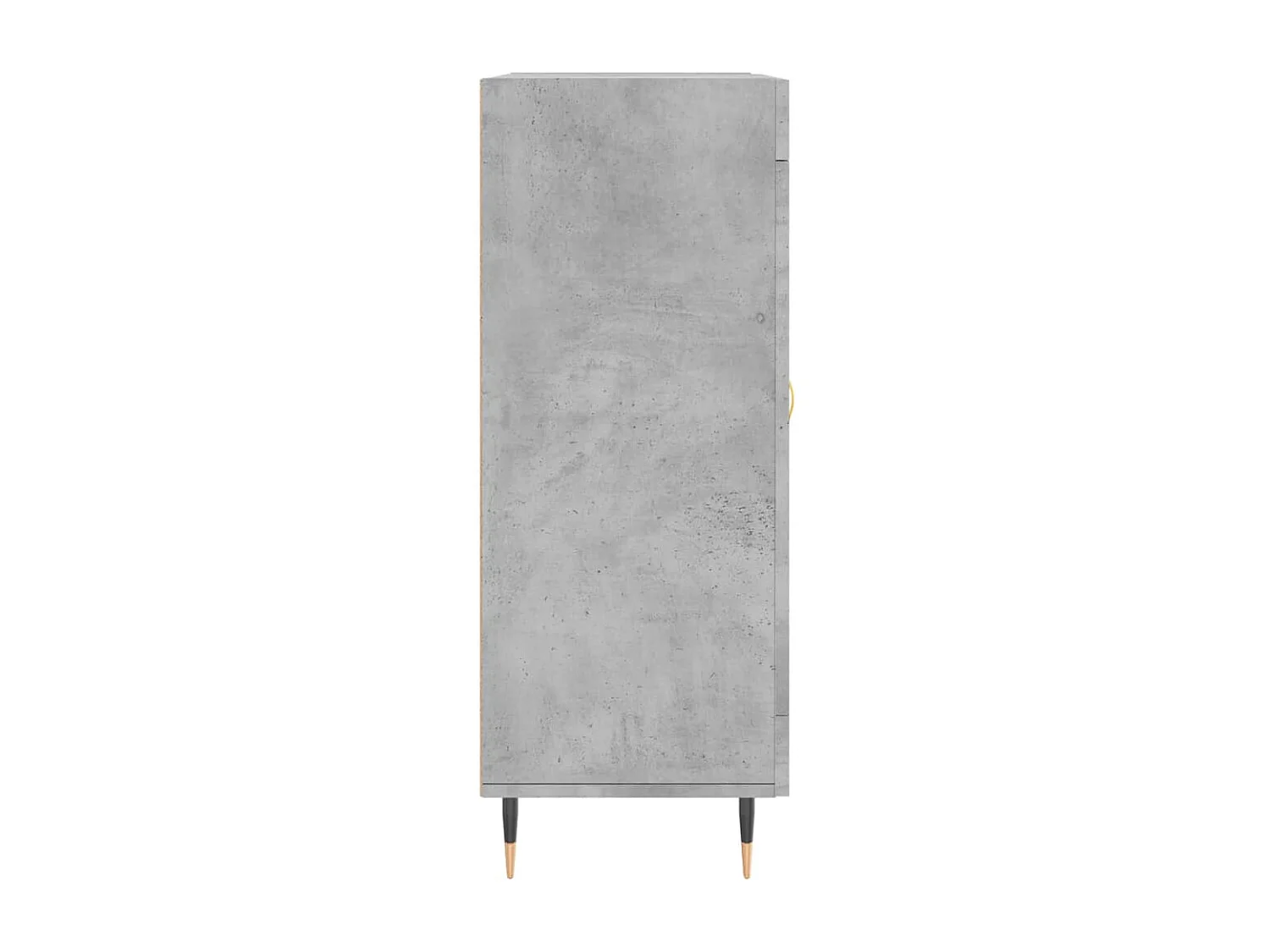 Credenza grigio cemento 69,5x34x90 cm in legno ingegnerizzato