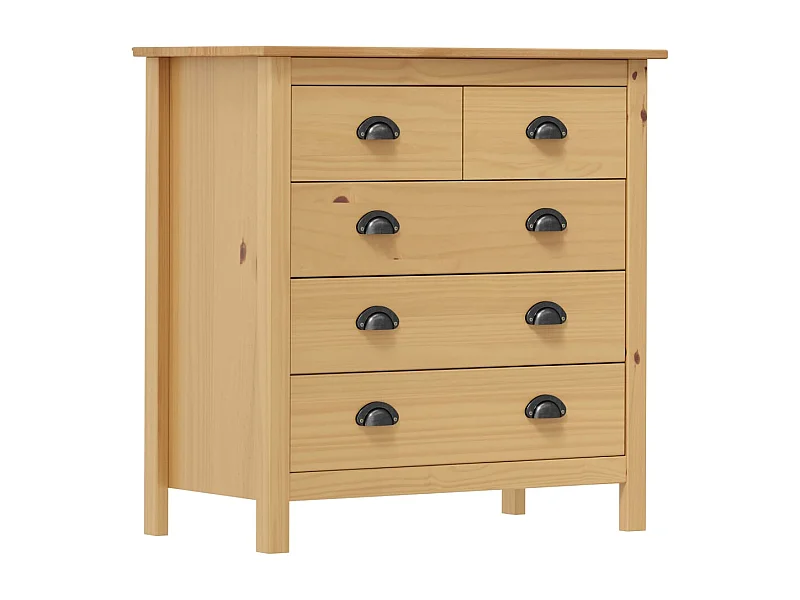 Hill Dressoir 79x40x80 cm Massief grenenhout