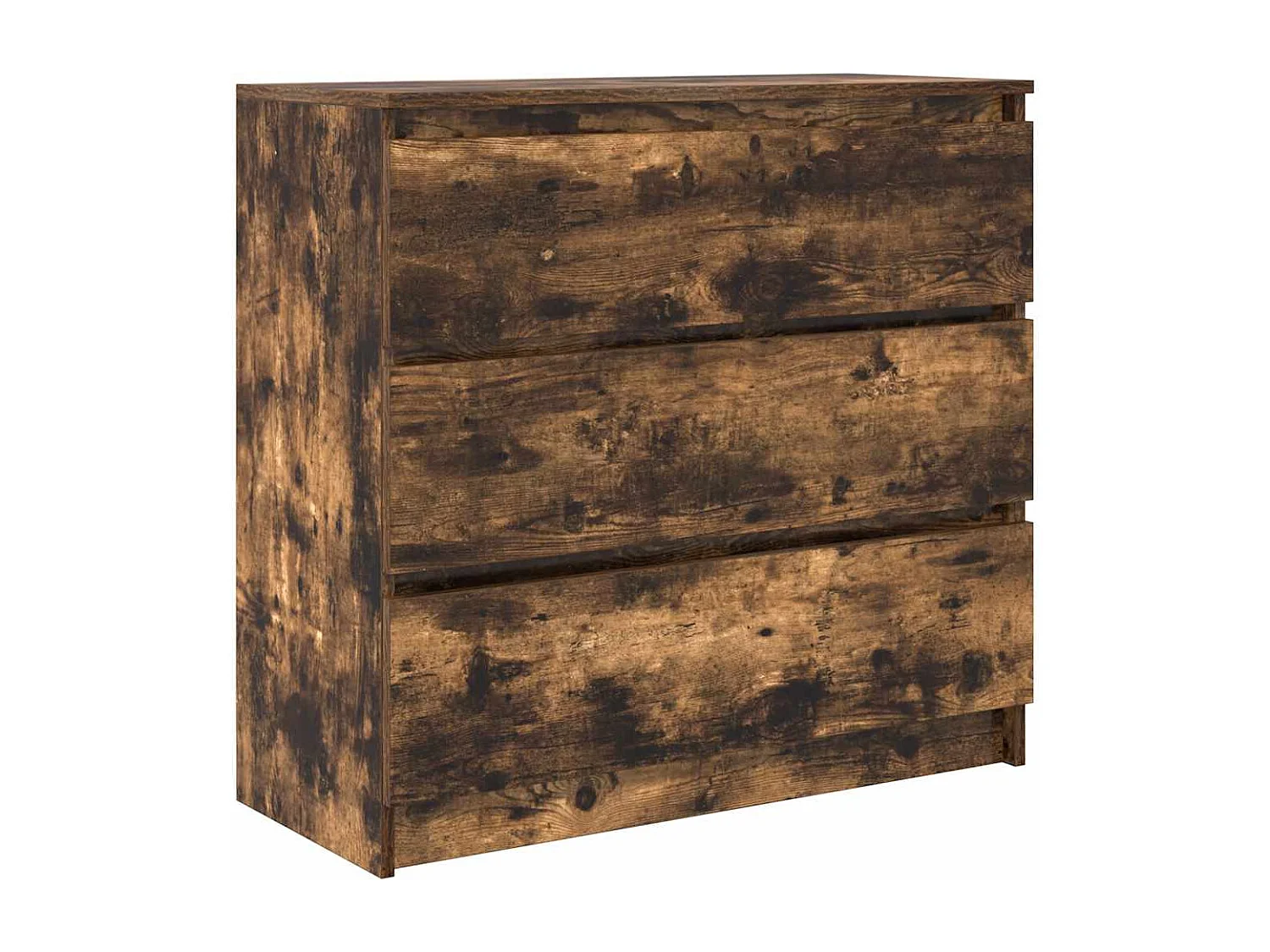 Sideboard aus geräucherter Eiche 80x35x76 cm Holzwerkstoff