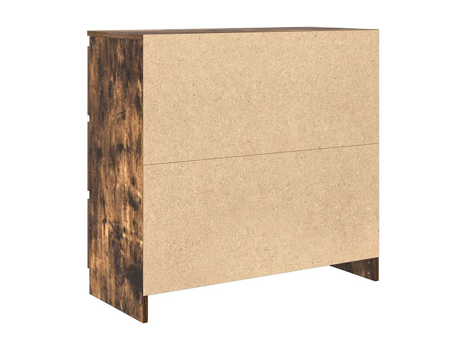 Sideboard aus geräucherter Eiche 80x35x76 cm Holzwerkstoff