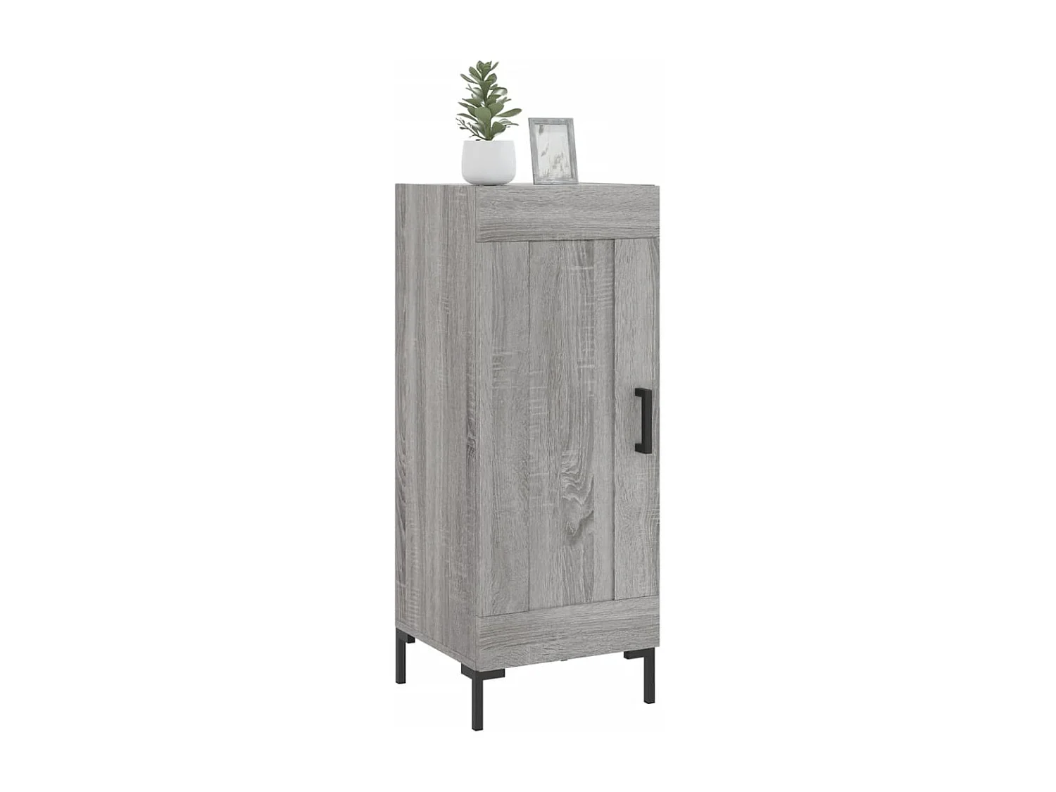 Sonoma dressoir grijs 34,5x34x90 cm Technisch hout