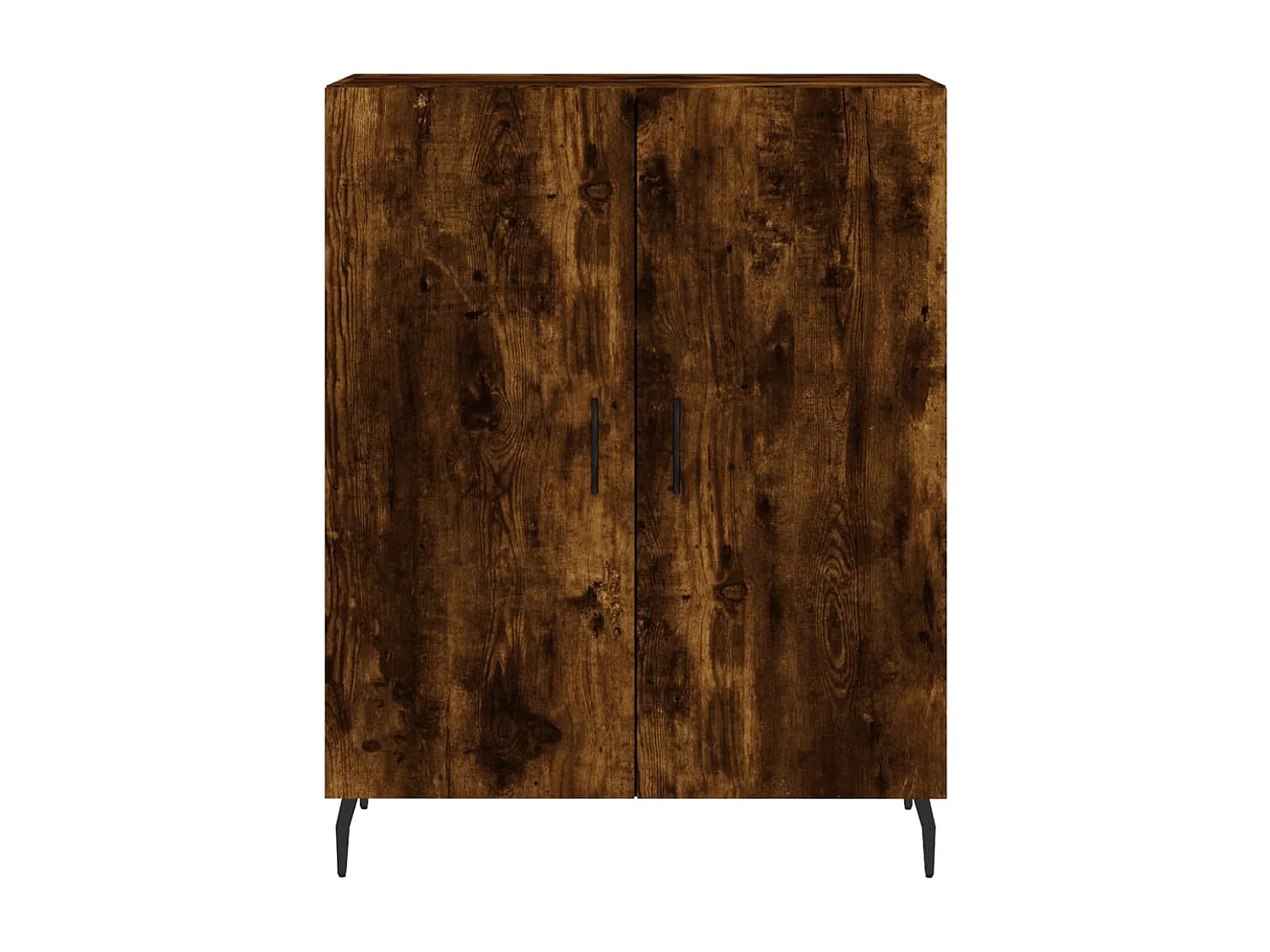 Credenza alta Rovere affumicato 69,5x34x180 cm Legno ingegnerizzato