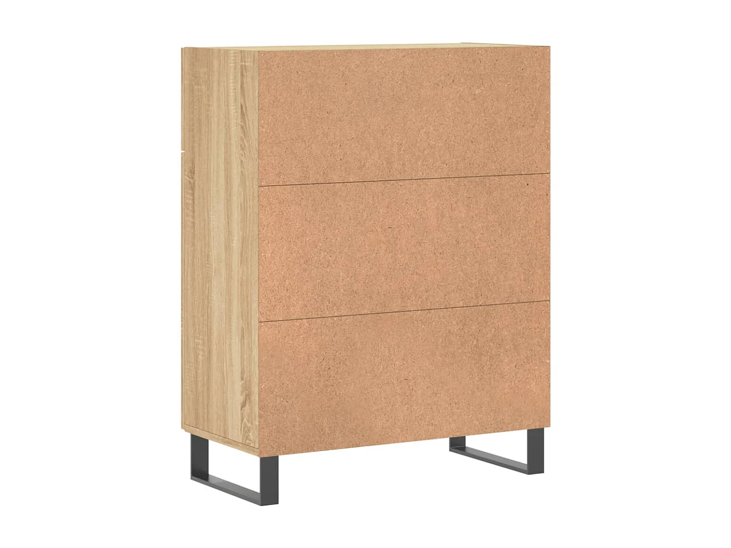 Buffet chêne sonoma 69,5x34x90 cm bois d'ingénierie
