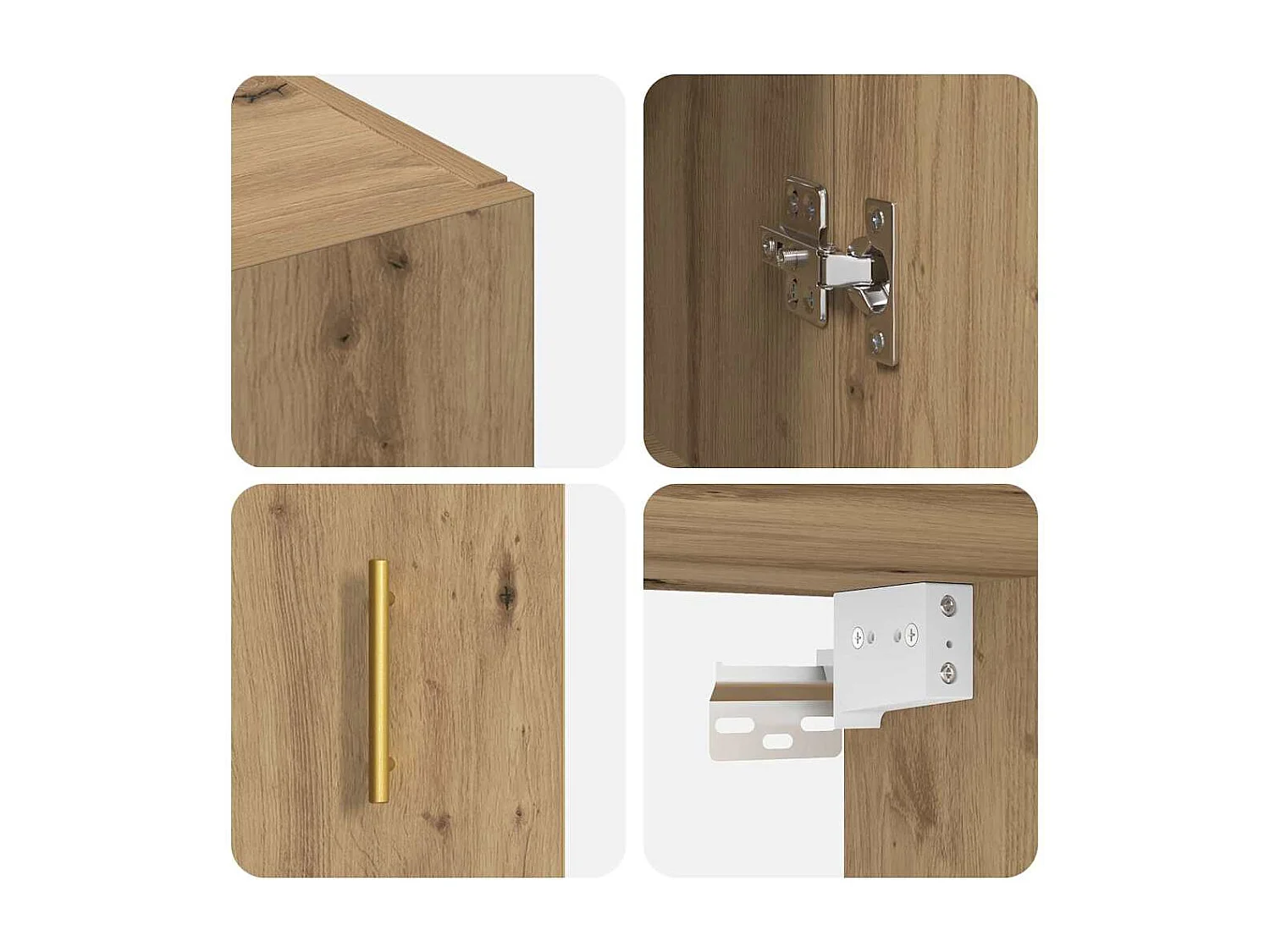 Pensile marrone 69,5 x 34 x 90 cm Legno ingegnerizzato