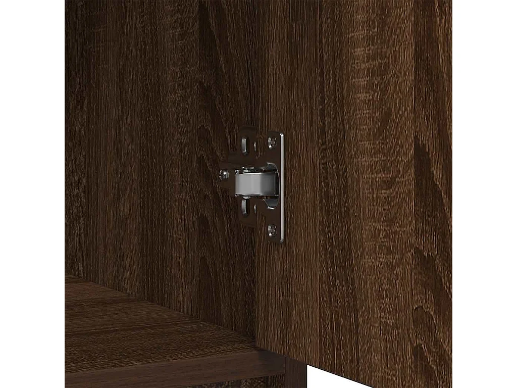 Dressoir met lades en deuren bruin eiken 73x31x90 cm