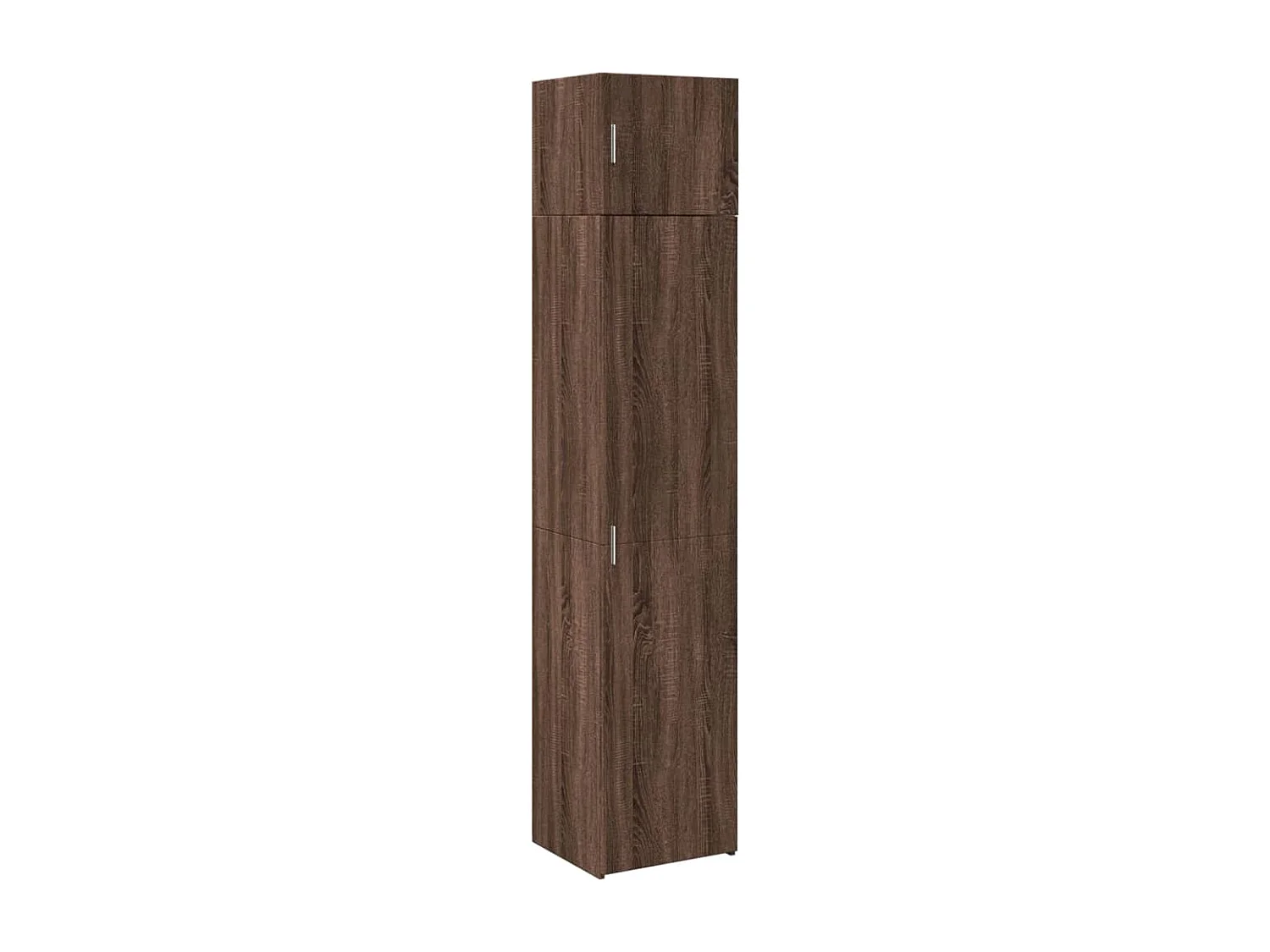 Armoire de rangement mince chêne marron 45x42,5x225 cm