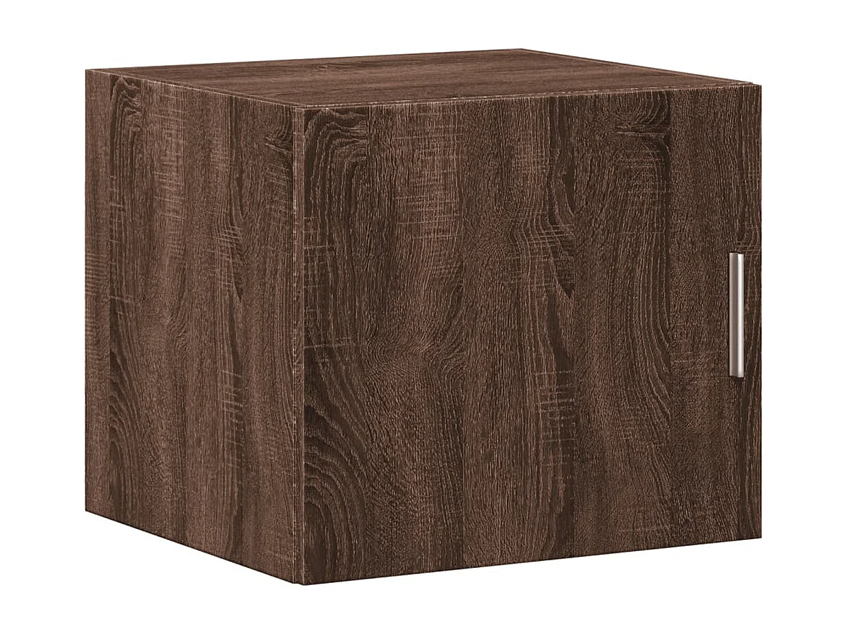 Armoire de rangement mince chêne marron 45x42,5x225 cm