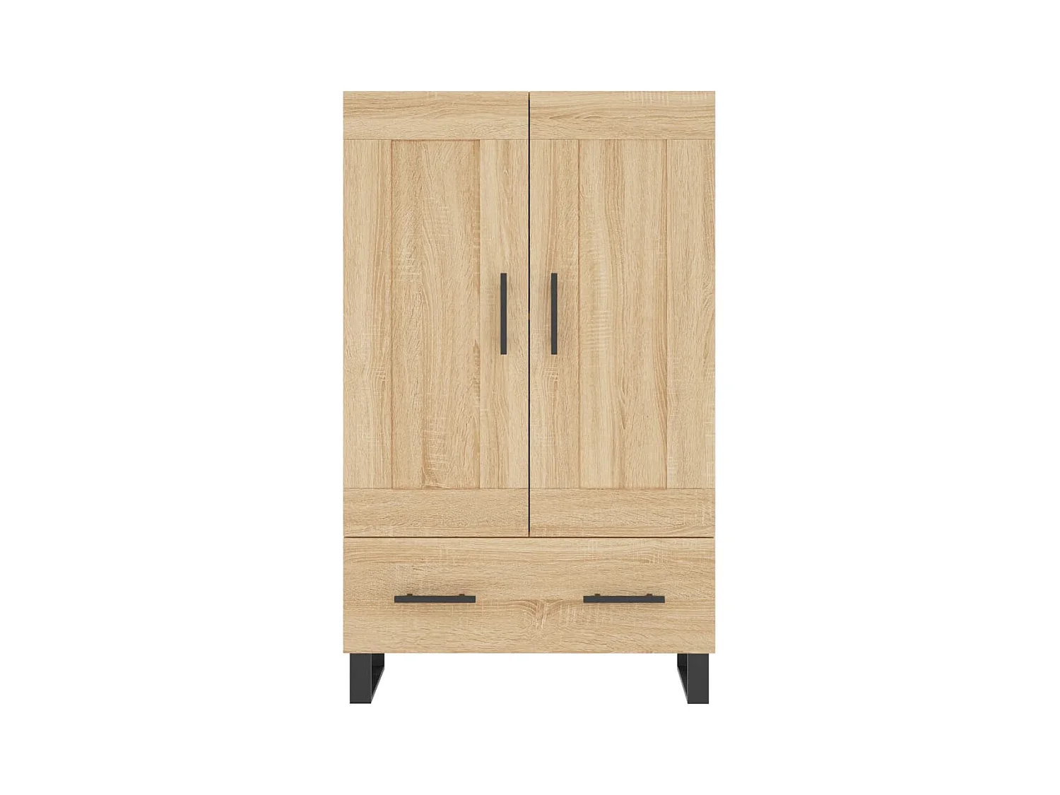 Credenza alta in rovere Sonoma 69,5x31x115 cm in legno ingegnerizzato