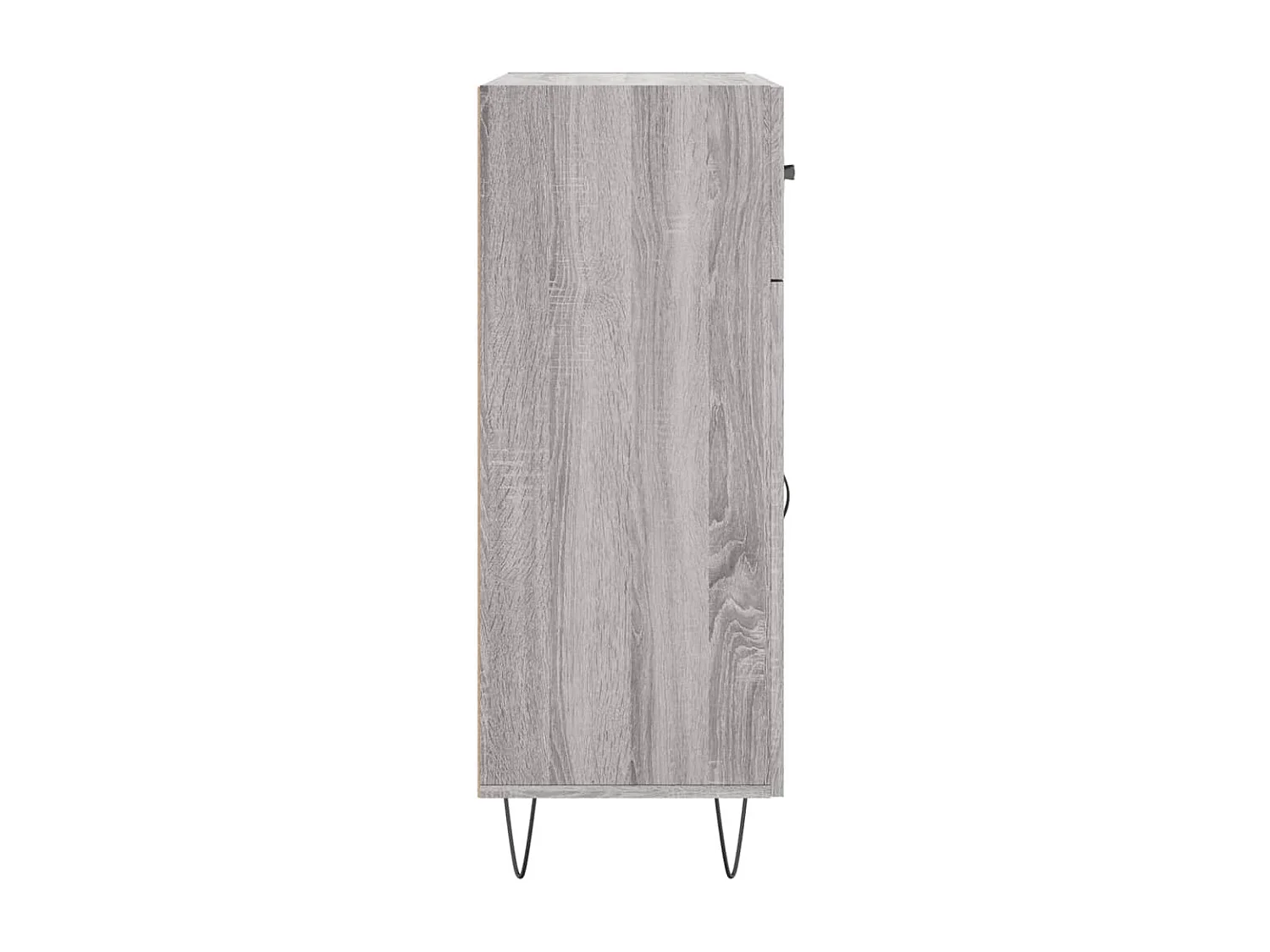 Sonoma Sideboard grau 69,5x34x90 cm Holzwerkstoff