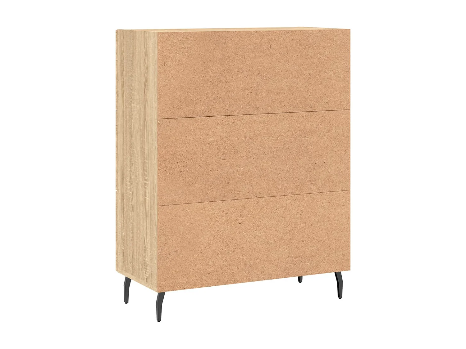 Buffet chêne sonoma 69,5x34x90 cm bois d'ingénierie