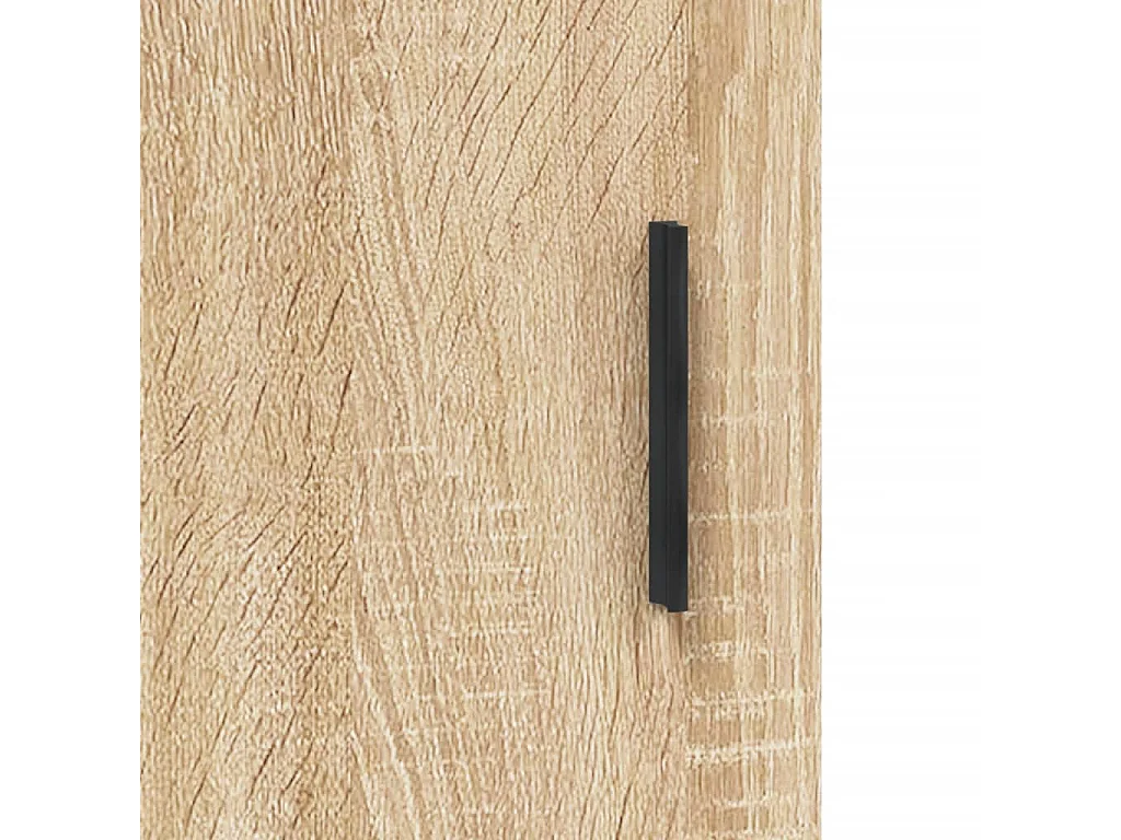 Buffet chêne sonoma 69,5x34x90 cm bois d'ingénierie
