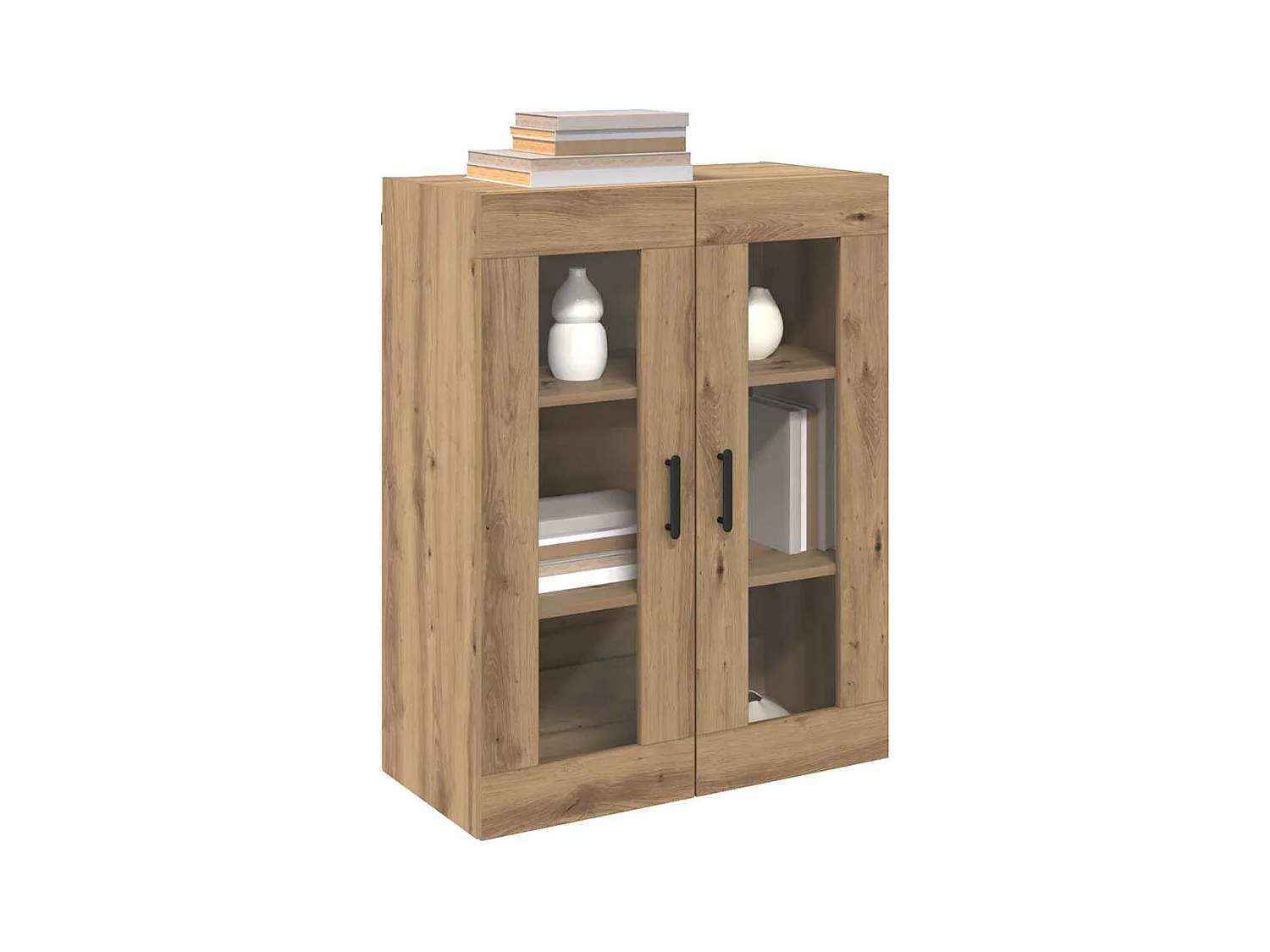 Armoires Murailles 2 pcs chêne artisanal 69,5 x 34 x 90 cm