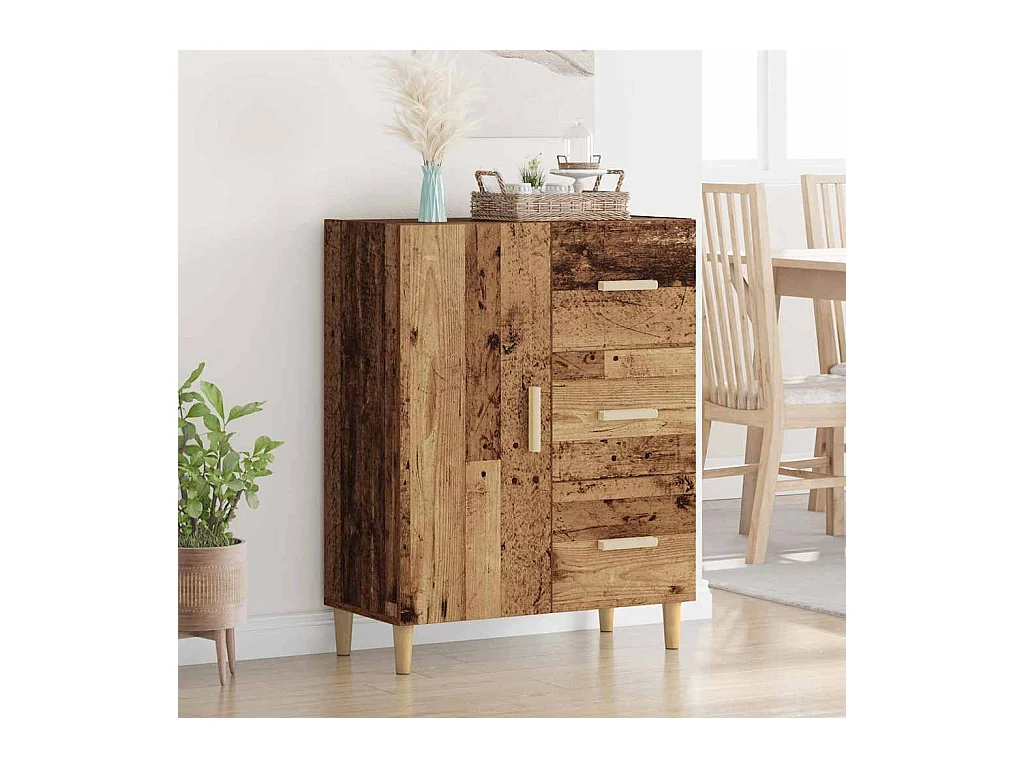 Buffet Bois ancien 34 x 69.5 x 90 cm Bois d'ingénierie