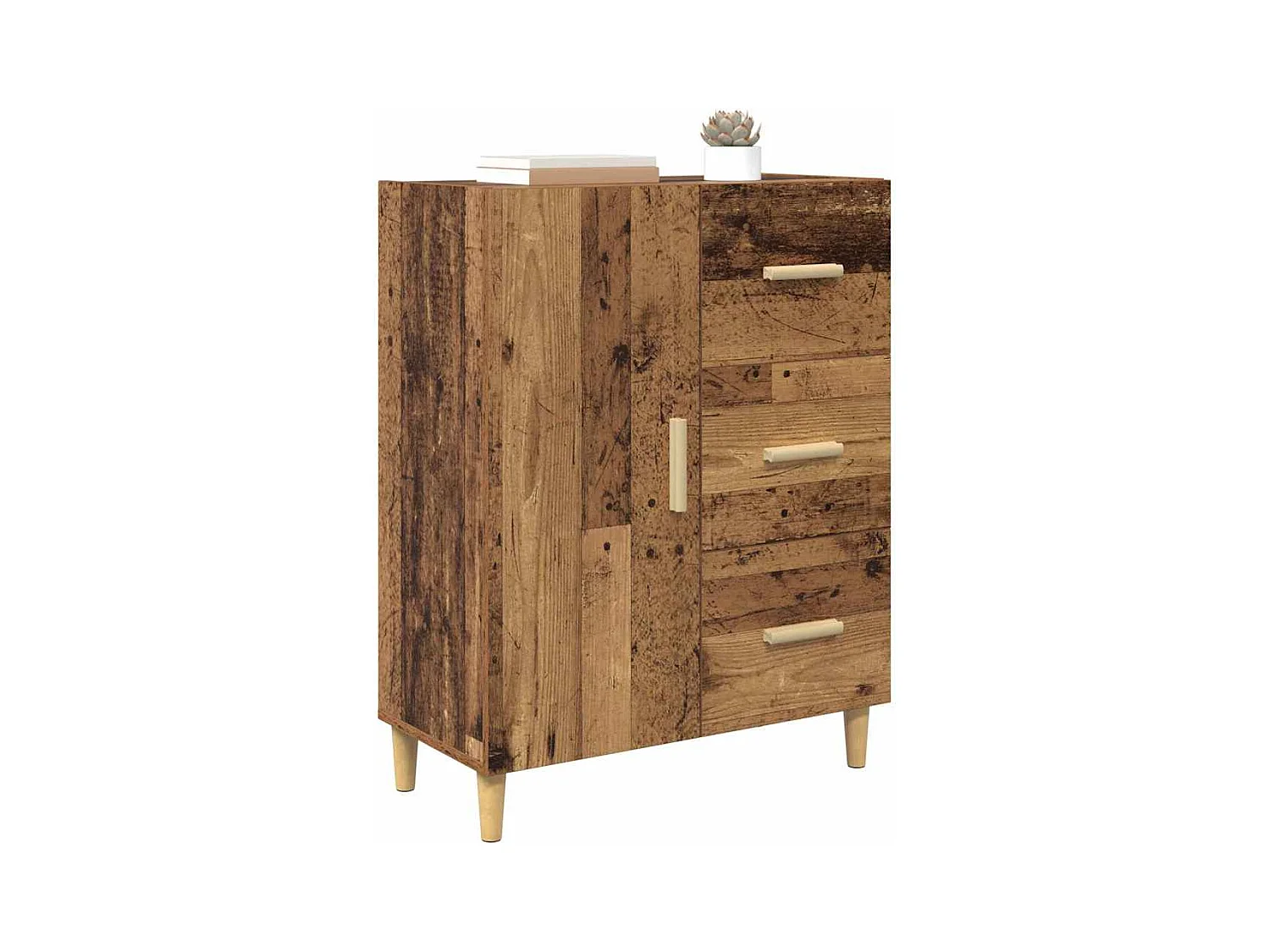 Buffet Bois ancien 34 x 69.5 x 90 cm Bois d'ingénierie