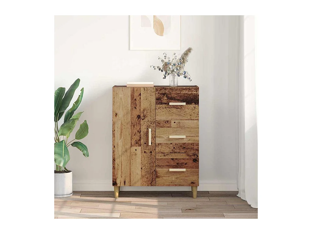 Buffet Bois ancien 34 x 69.5 x 90 cm Bois d'ingénierie