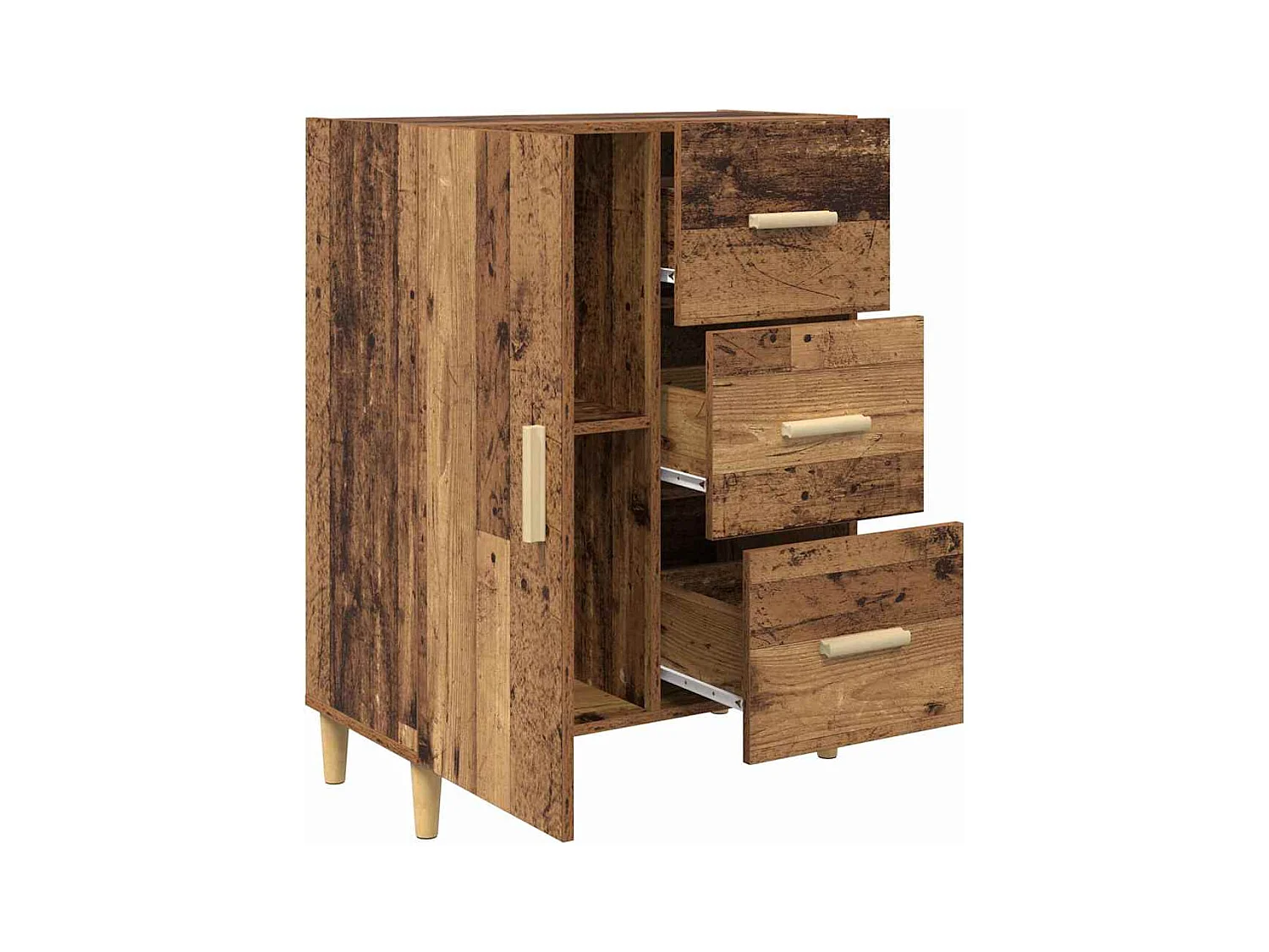 Buffet Bois ancien 34 x 69.5 x 90 cm Bois d'ingénierie