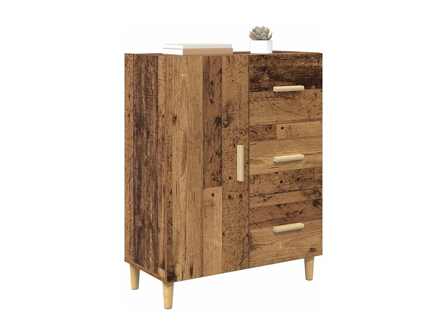 Buffet Bois ancien 34 x 69.5 x 90 cm Bois d'ingénierie