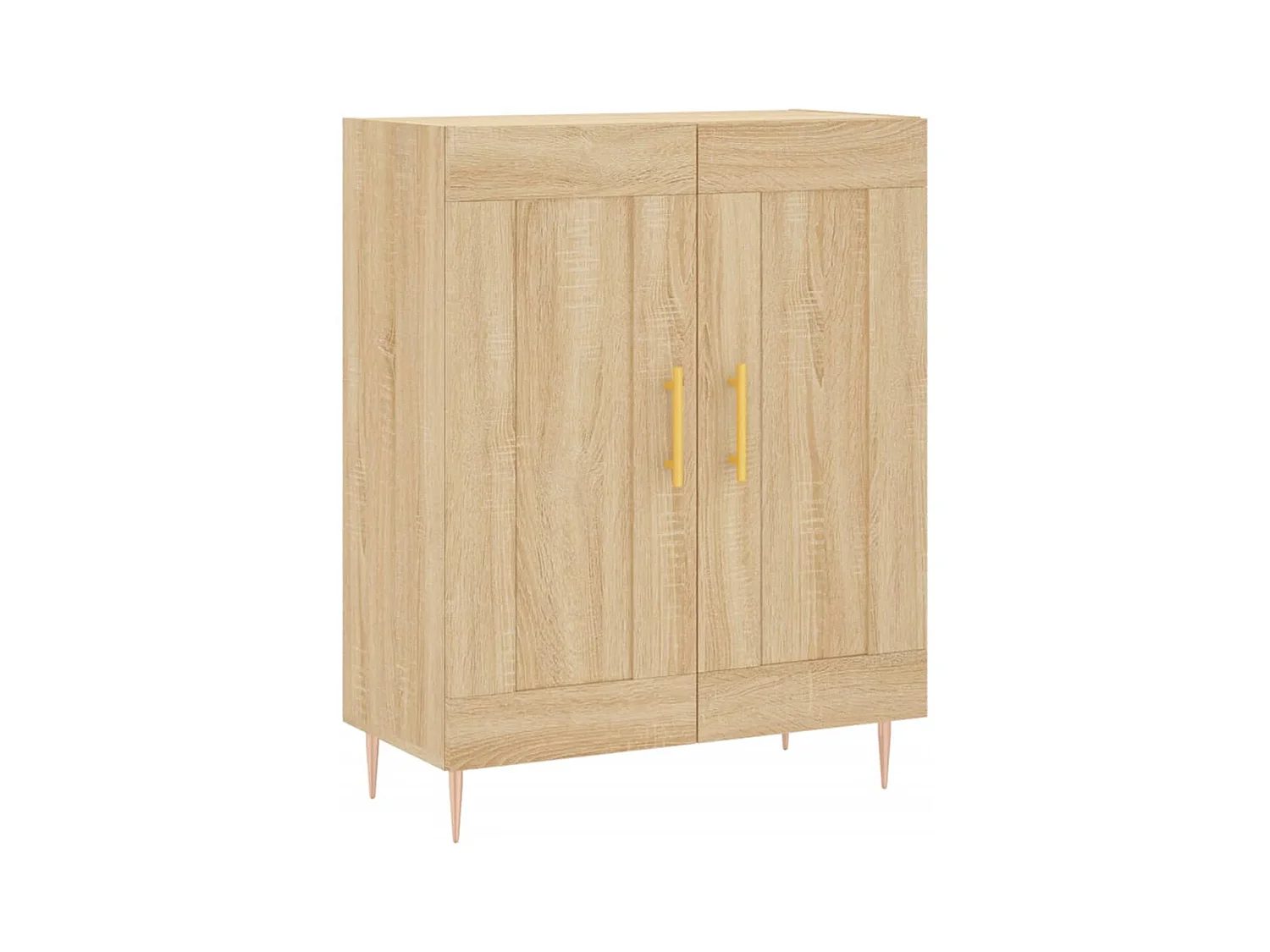 Hoog dressoir Sonoma eiken 69,5x34x180 cm Technisch hout
