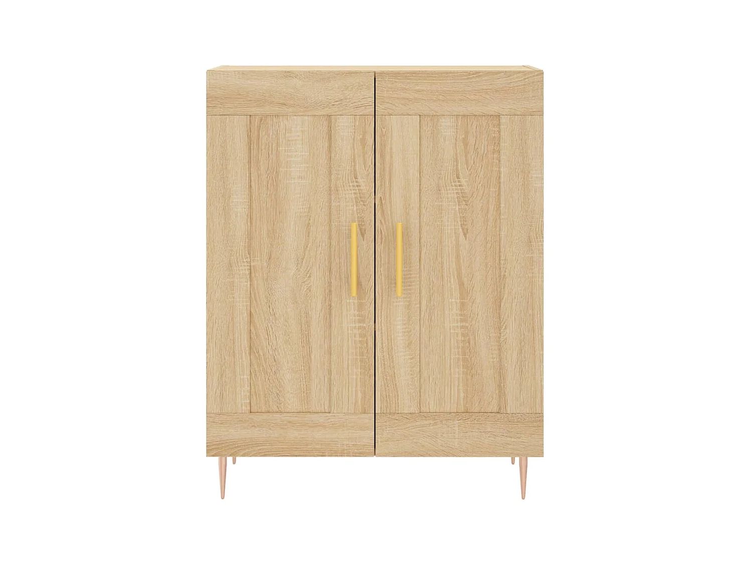 Hoog dressoir Sonoma eiken 69,5x34x180 cm Technisch hout