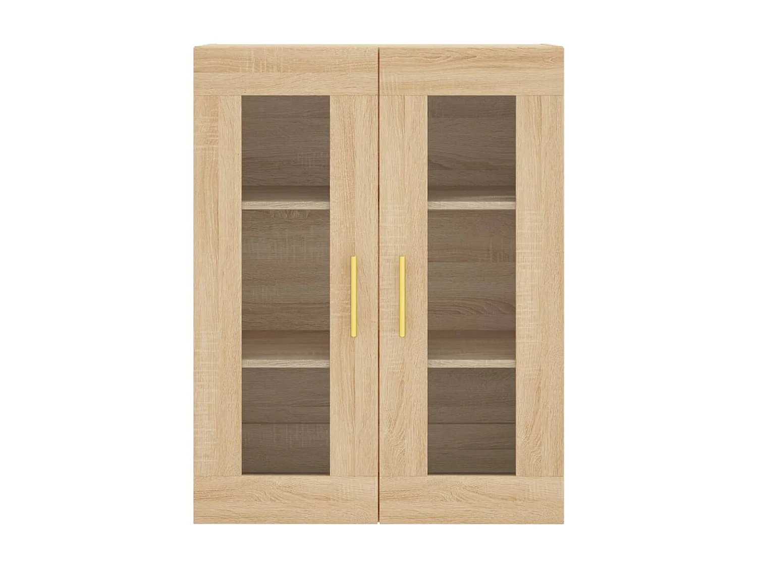 Credenza alta in rovere Sonoma 69,5x34x180 cm Legno ingegnerizzato