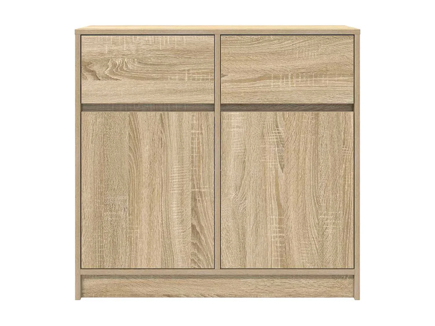 Sideboard mit Schublade Sonoma Eiche 80x34x76 cm Holzwerkstoff