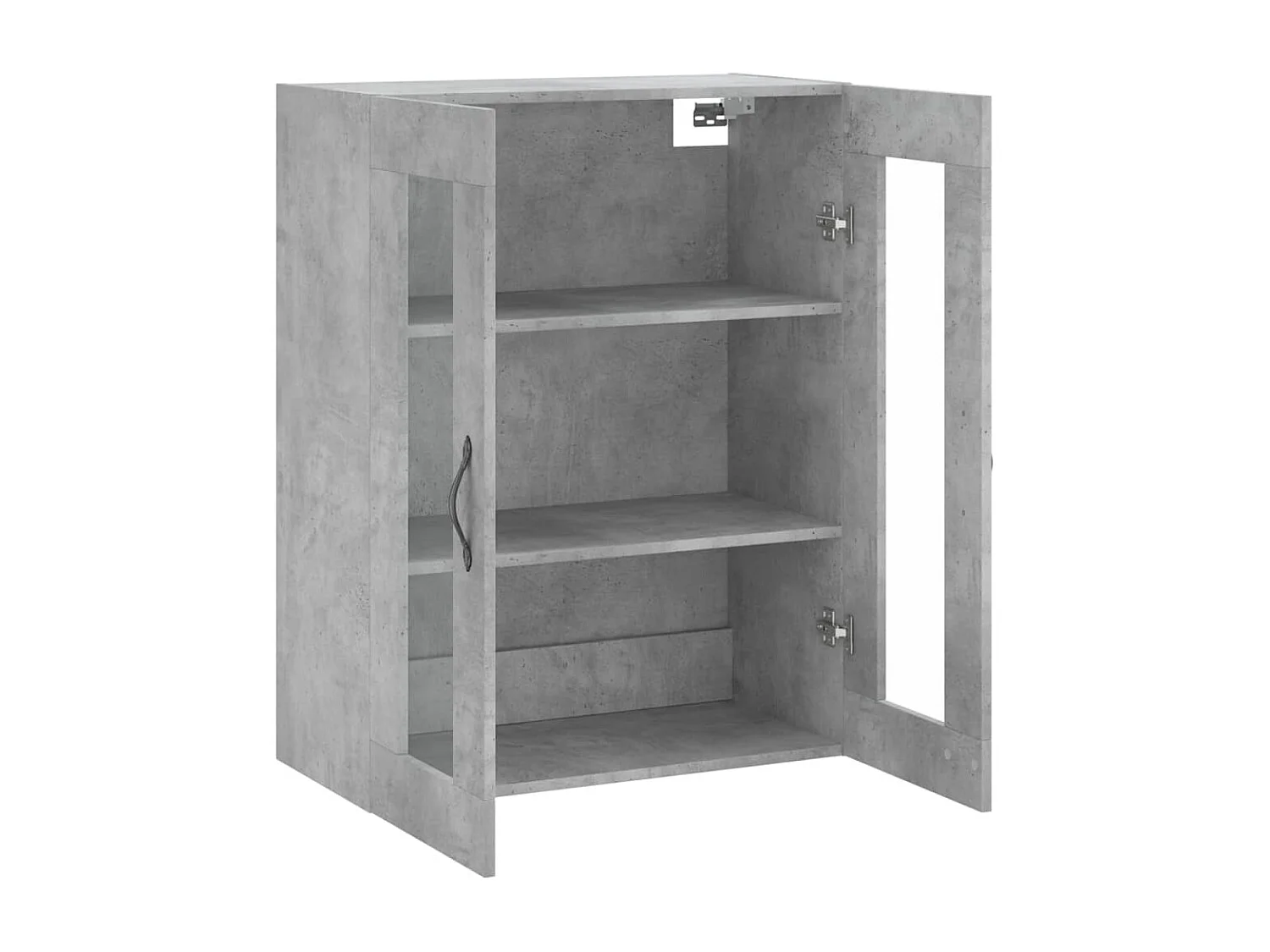 Armoire murale gris béton 69,5x34x90 cm bois d'ingénierie
