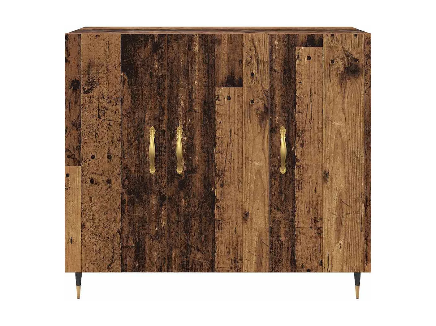 Credenza marrone 90 x 34 x 80 cm in legno ingegnerizzato