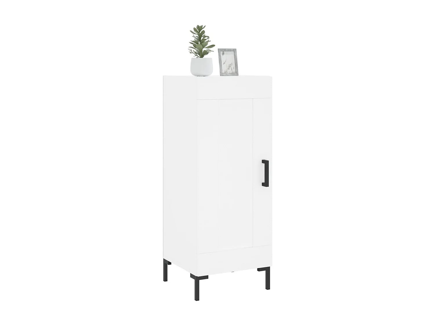 Buffet blanc 34,5x34x90 cm bois d'ingénierie