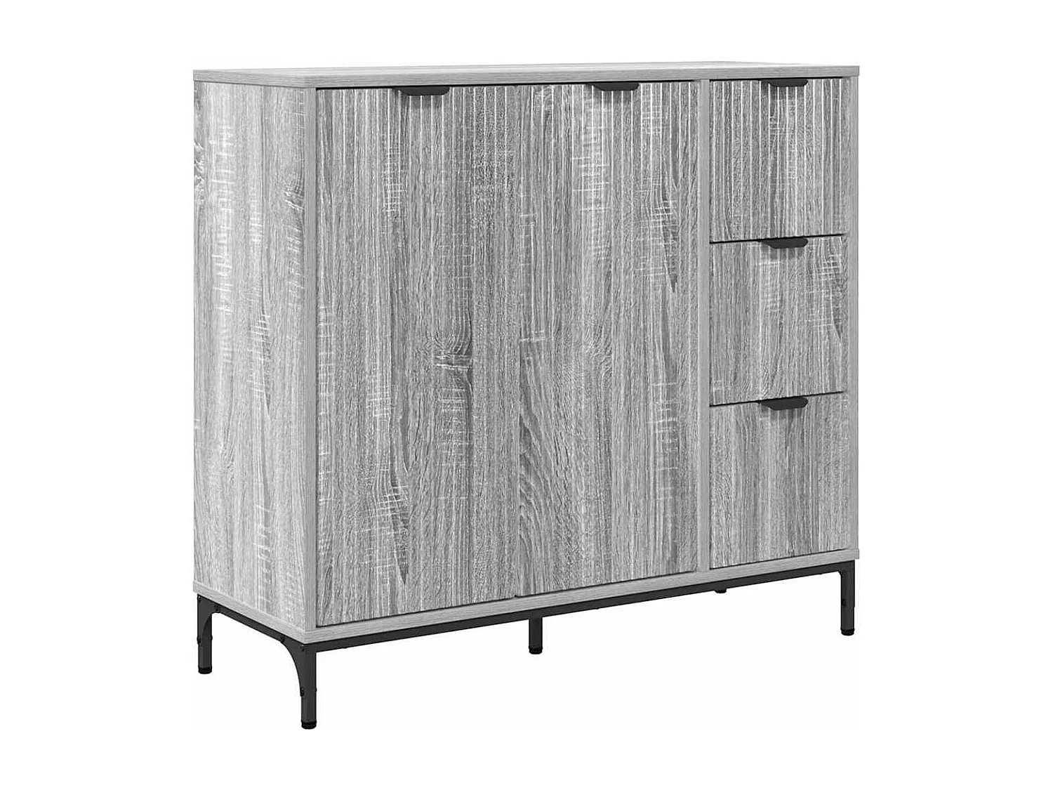 Buffet Sonoma gris 89,5 x 33 x 82 cm Bois d'ingénierie
