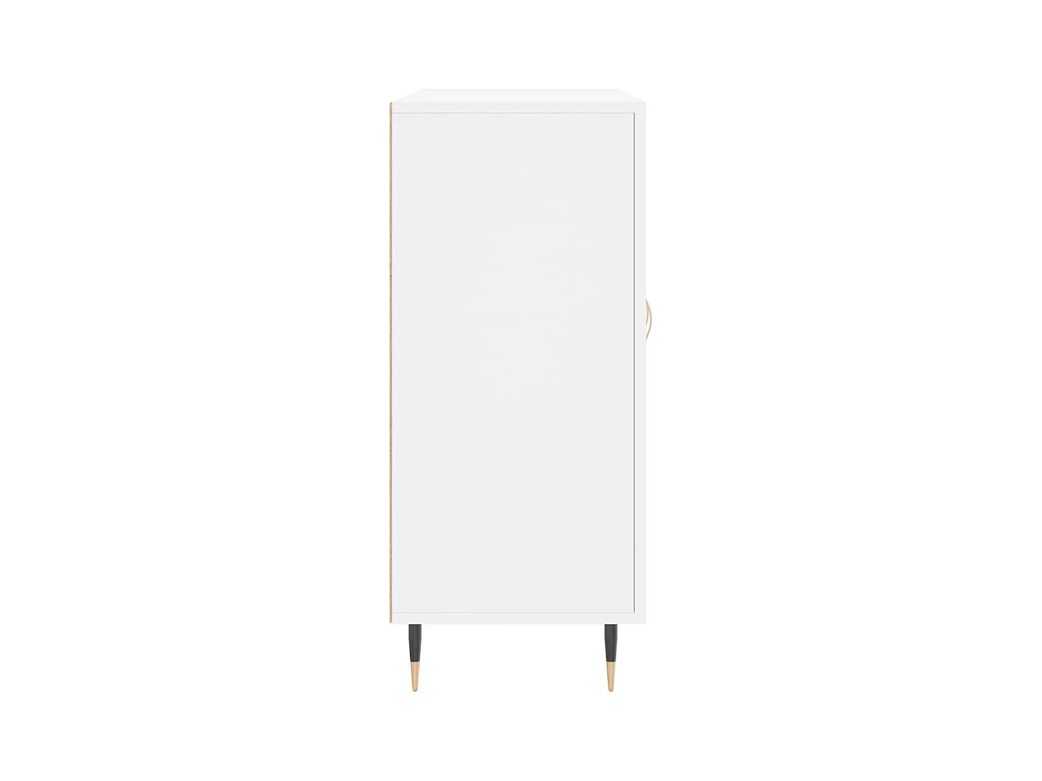 Buffet blanc 90x34x80 cm bois d'ingénierie