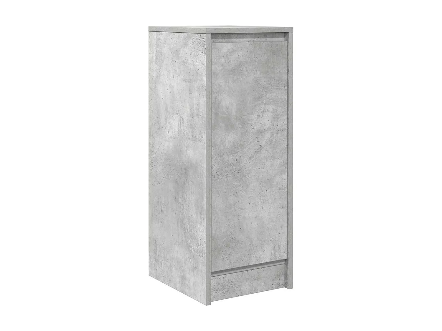 Buffet gris béton 29,5x34x76 cm bois d'ingénierie