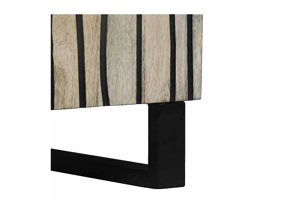 Meubles et étagères de rangement pour médias Blanc et Noir