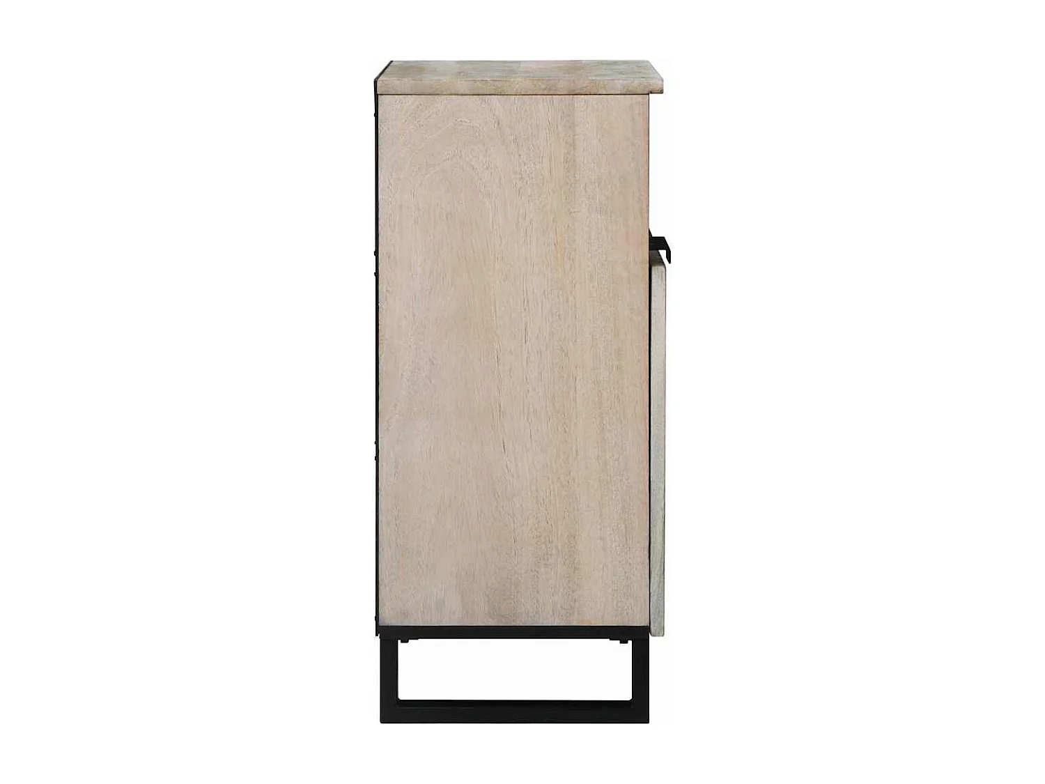 Muebles y estantes para almacenamiento de medios en blanco y negro