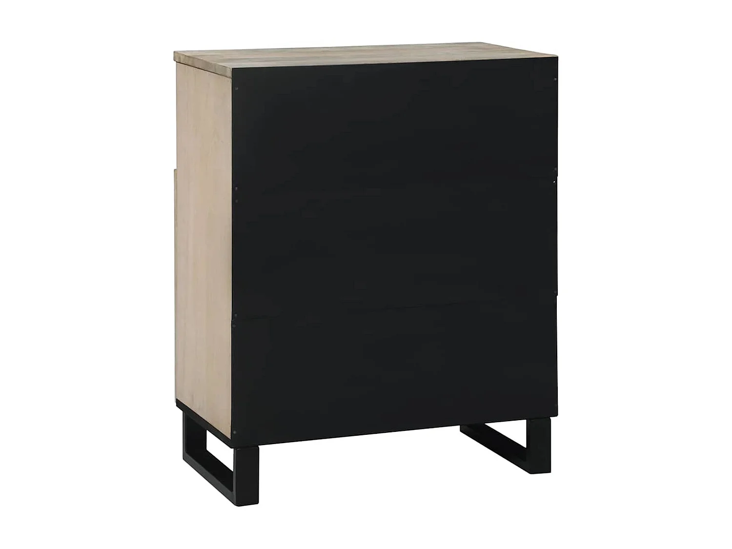 Muebles y estantes para almacenamiento de medios en blanco y negro