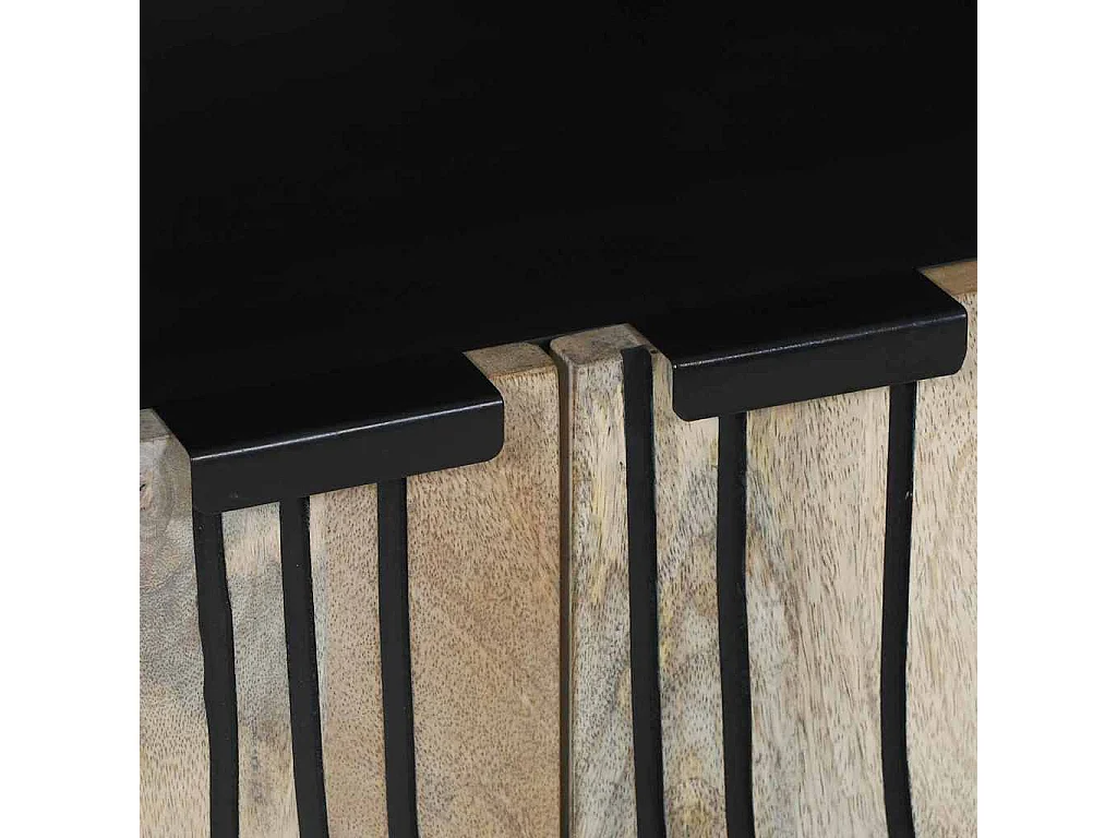 Muebles y estantes para almacenamiento de medios en blanco y negro