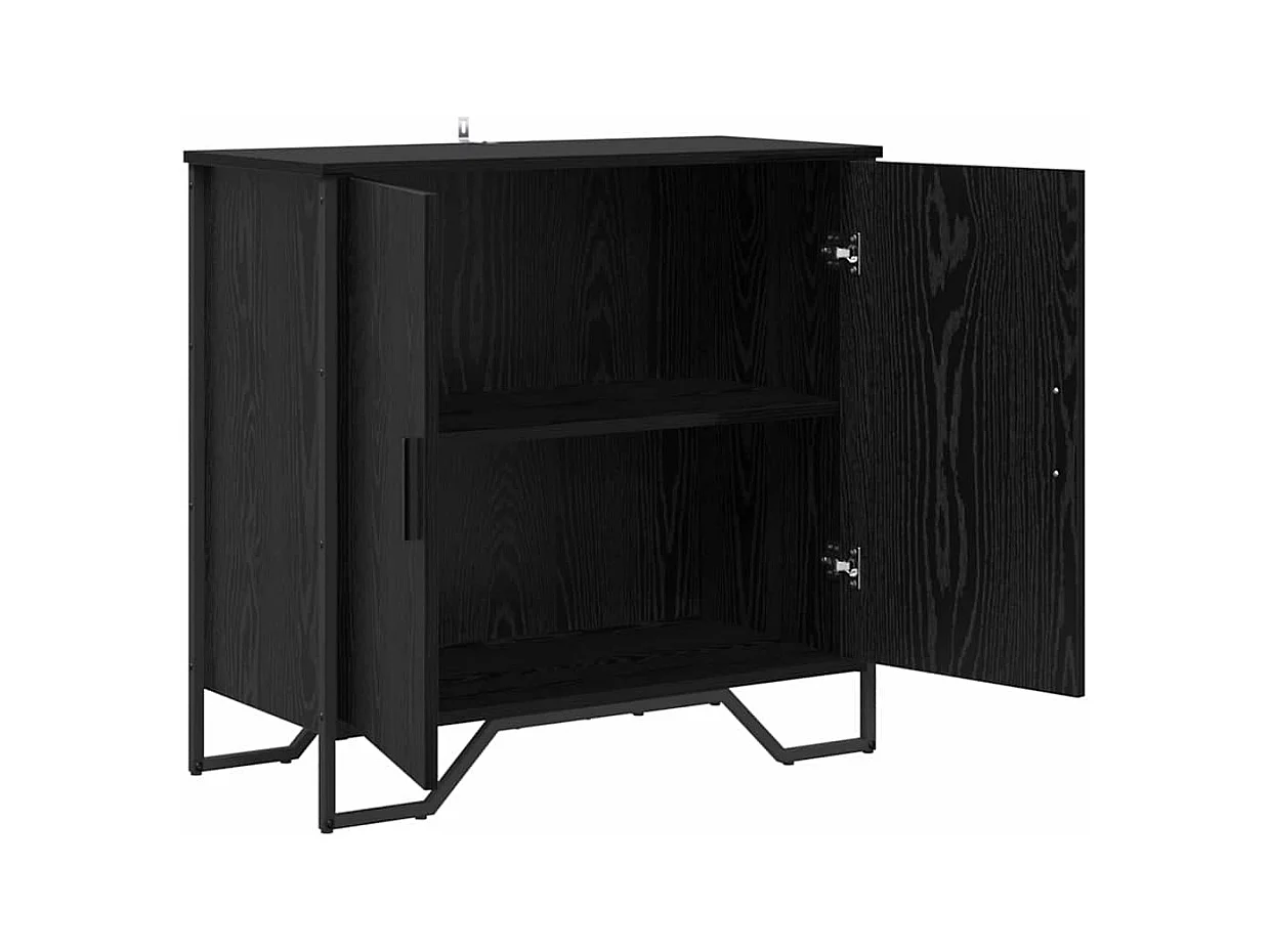 Buffet Chêne noir 78 x 35.5 x 74.5 cm Bois d'ingénierie