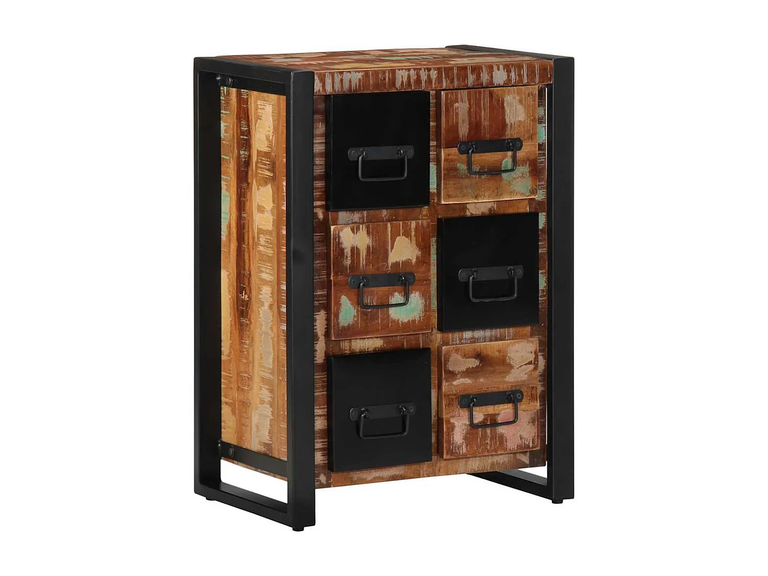 Dressoir 50x35x70 cm massief gerecycled hout