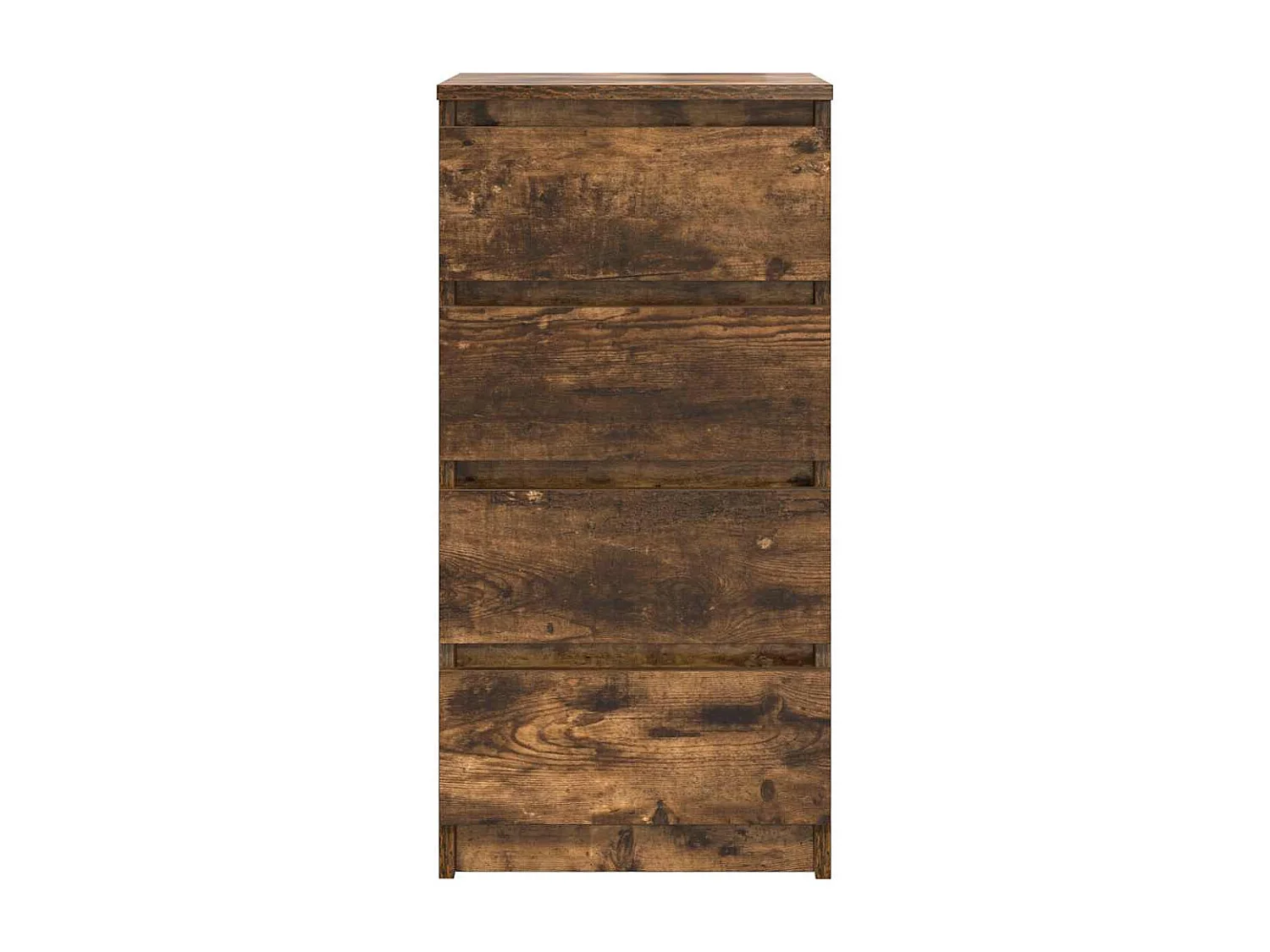 Gerookt eikenhouten dressoir 37,5x35x76 cm bewerkt hout