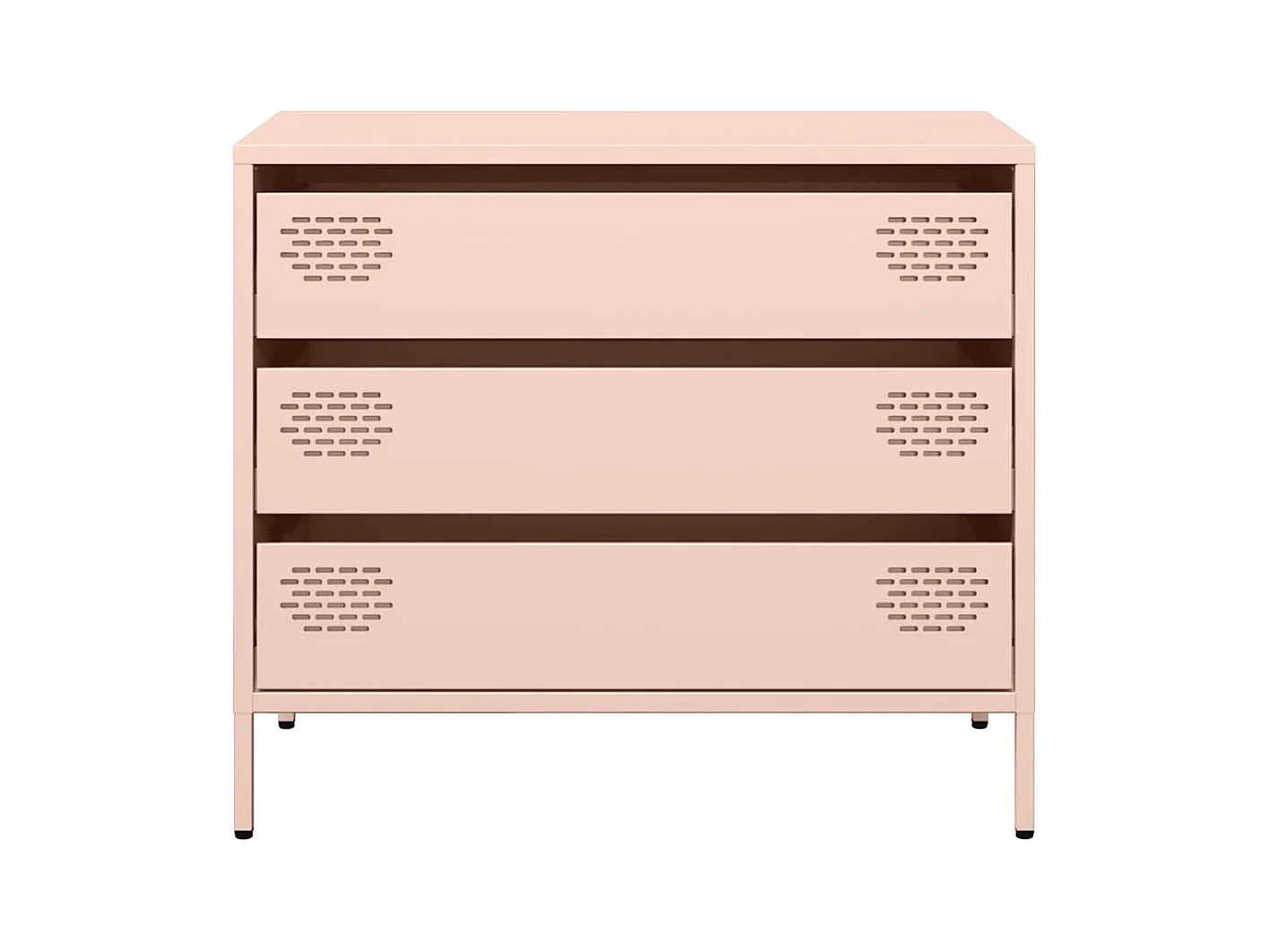 Aparador rosa 68x39x58,5 cm acero laminado en frío