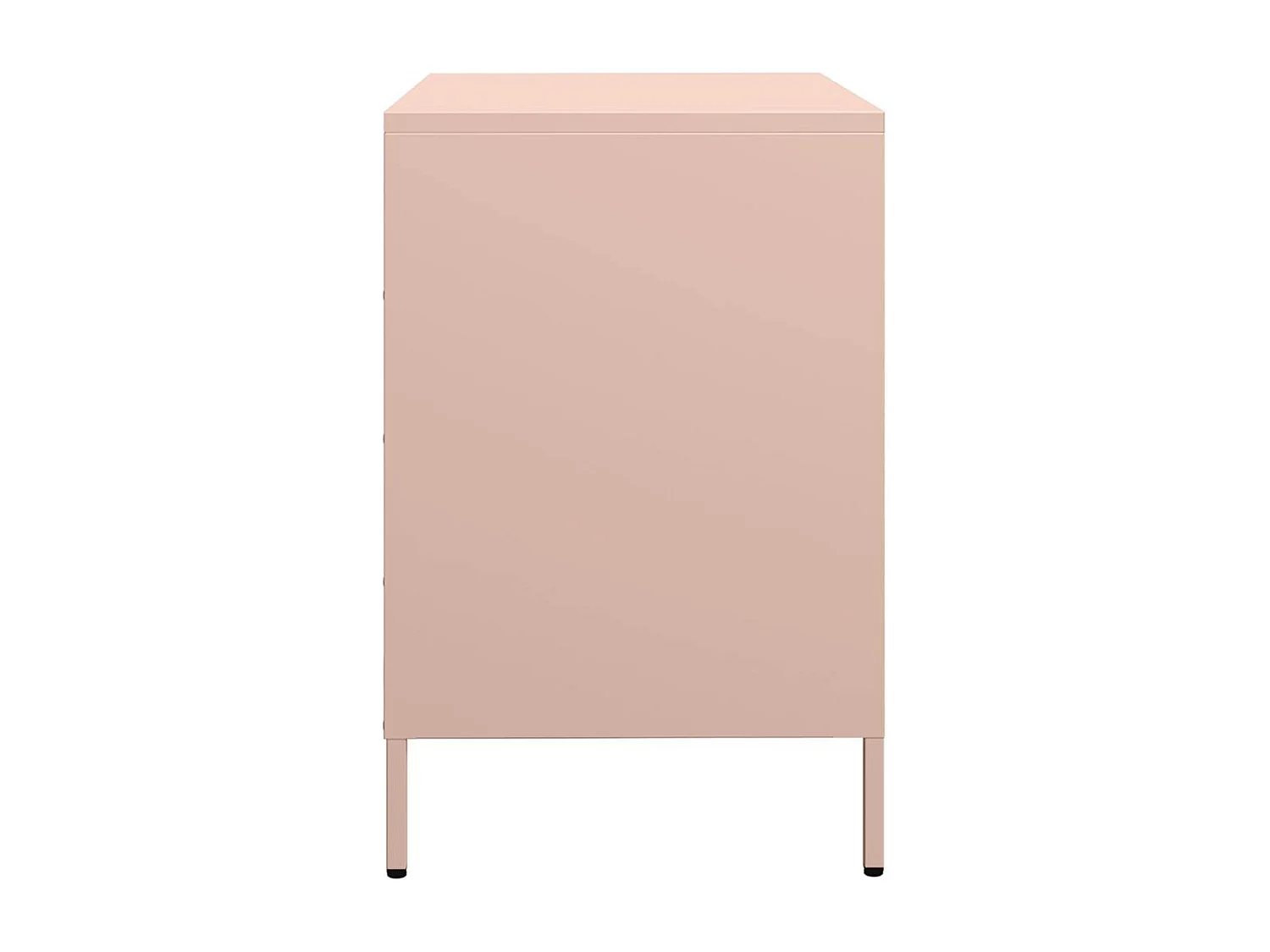 Aparador rosa 68x39x58,5 cm acero laminado en frío